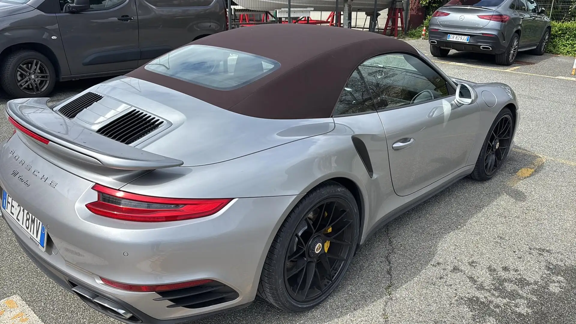 Porsche 911 Cabrio 3.8 Turbo Argento - 2
