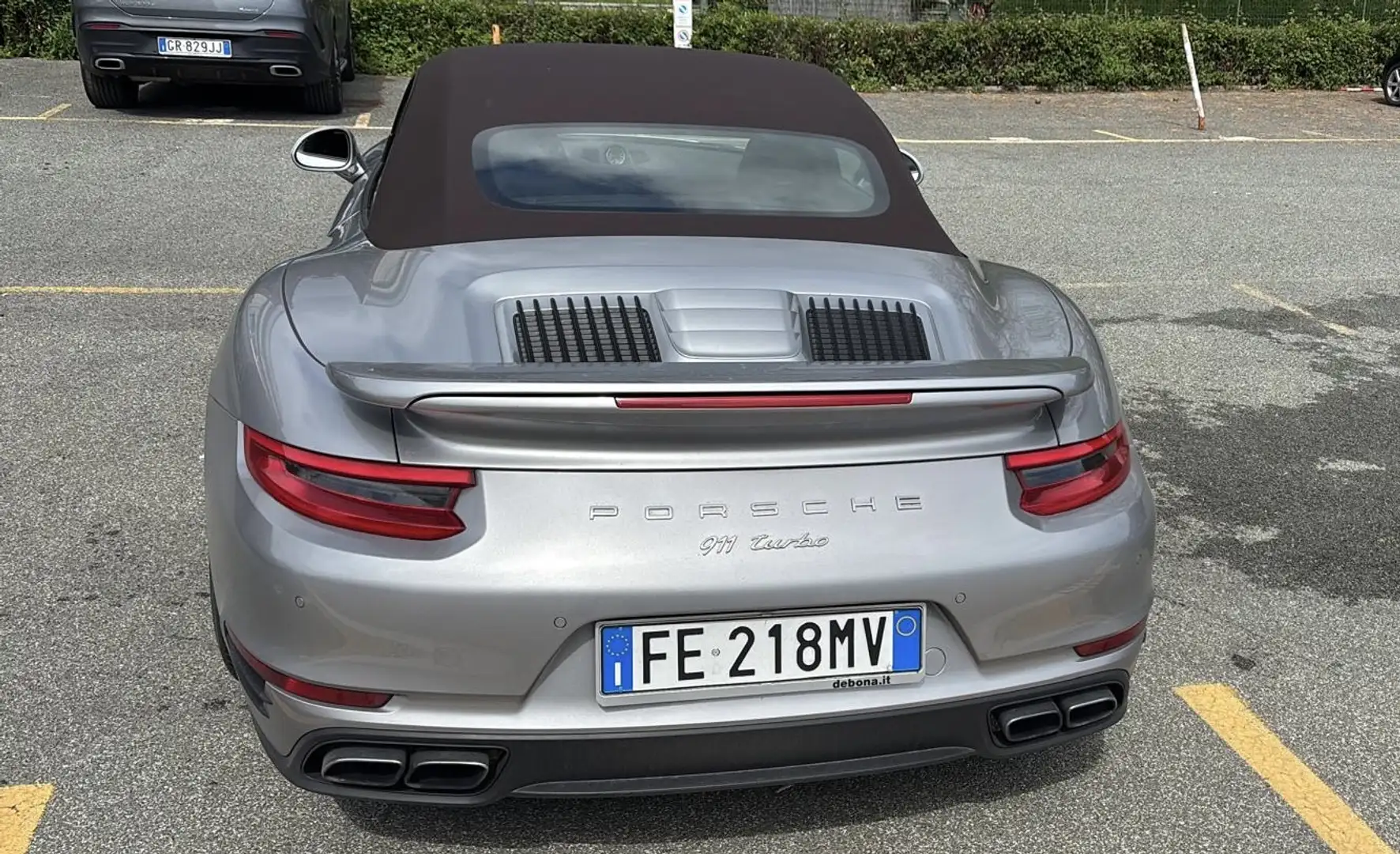 Porsche 911 Cabrio 3.8 Turbo Argento - 1