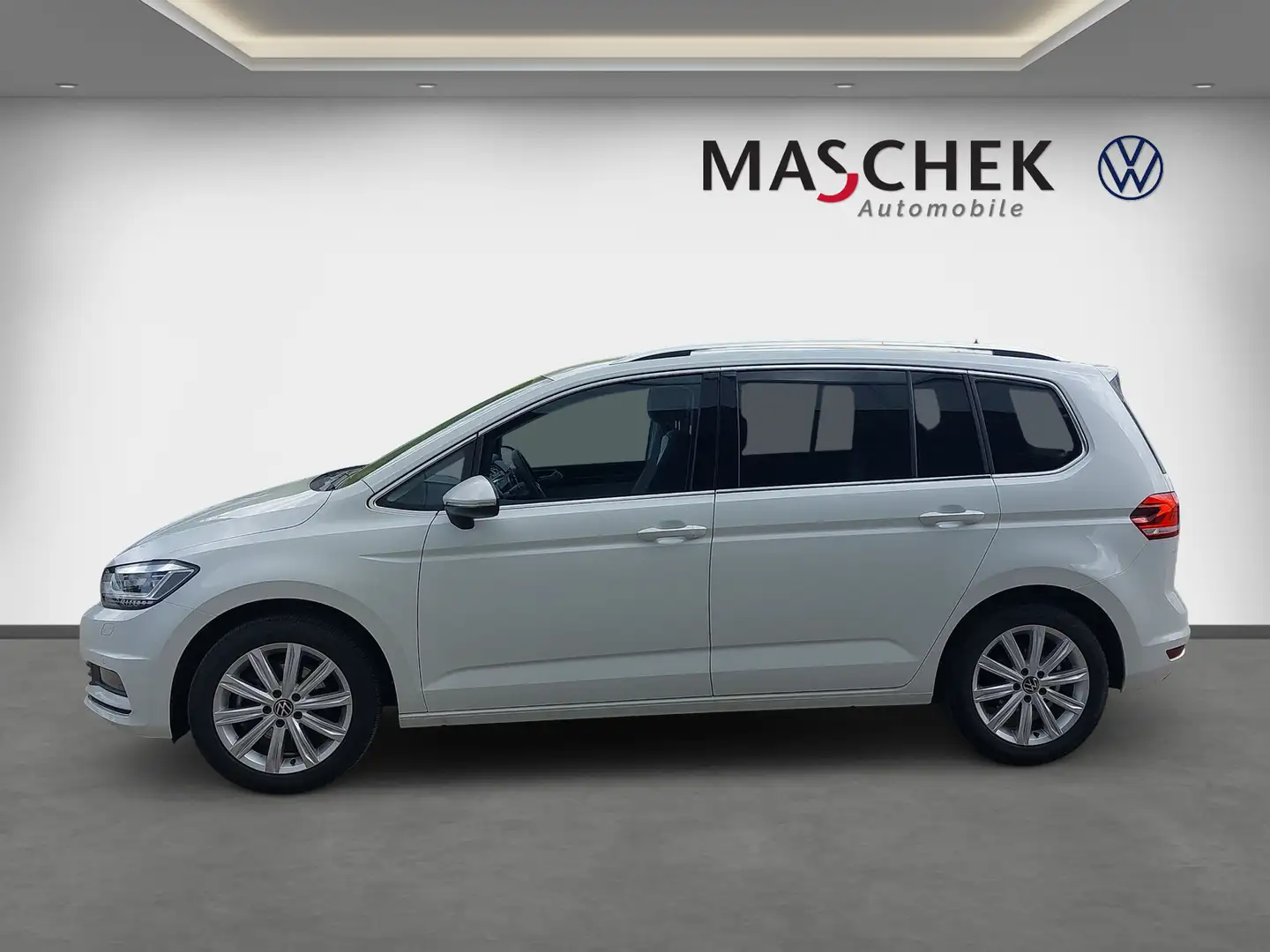 Volkswagen Touran Highline 2.0 TDI 7-Sitze AHK Navi RearView Blanc - 2