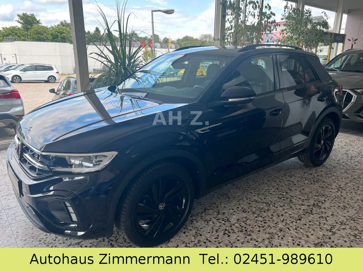 Volkswagen T-Roc R-Line BLACK STYLE AHK+NAVI+KAM+KlimaAUTOM Schwarz - 1