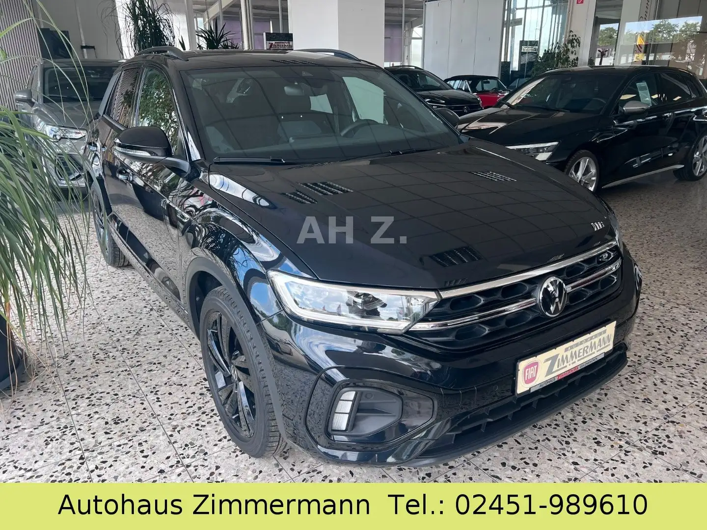 Volkswagen T-Roc R-Line BLACK STYLE AHK+NAVI+KAM+KlimaAUTOM Schwarz - 2