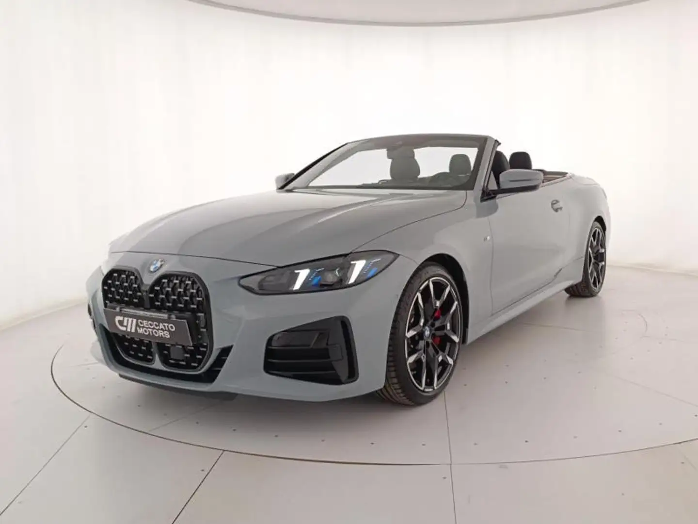 BMW 420 d Cabrio mhev 48V Msport auto Grigio - 1