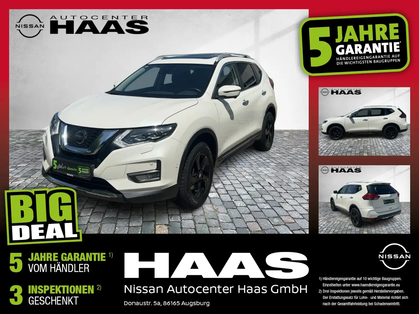 Nissan X-Trail 1.3 DIG-T Tekna Automatik Weiß - 1