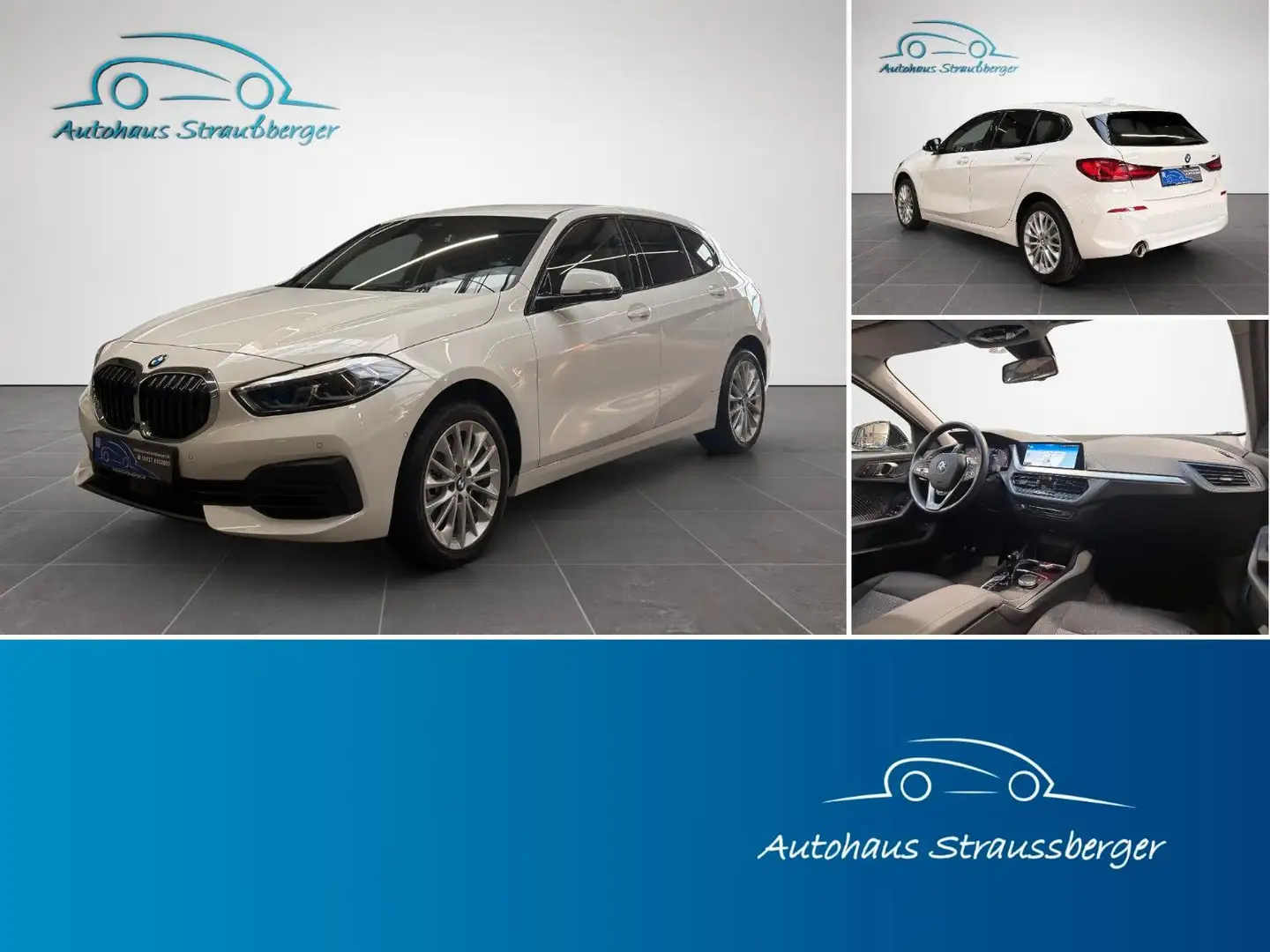 BMW 116 i Lim. Advantage HiFi LED SHZ LKH Weiß - 1