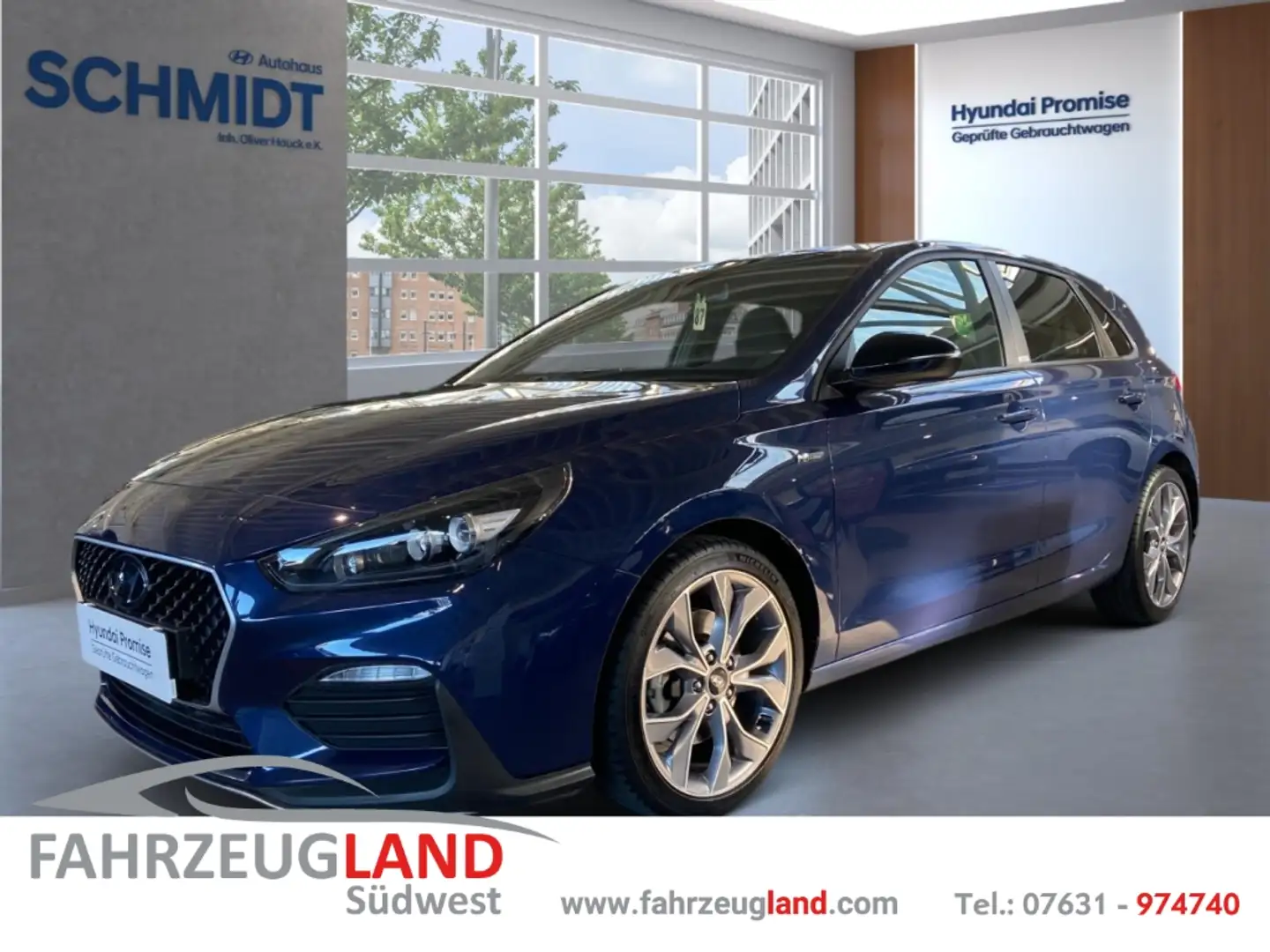 Hyundai i30 N Line 1.4 T-GDI Navi LED Apple CarPlay Android Au Blau - 1