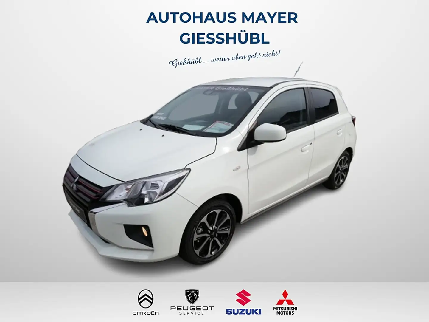 Mitsubishi Space Star 1,2 MIVEC Invite AS&G Blanc - 1