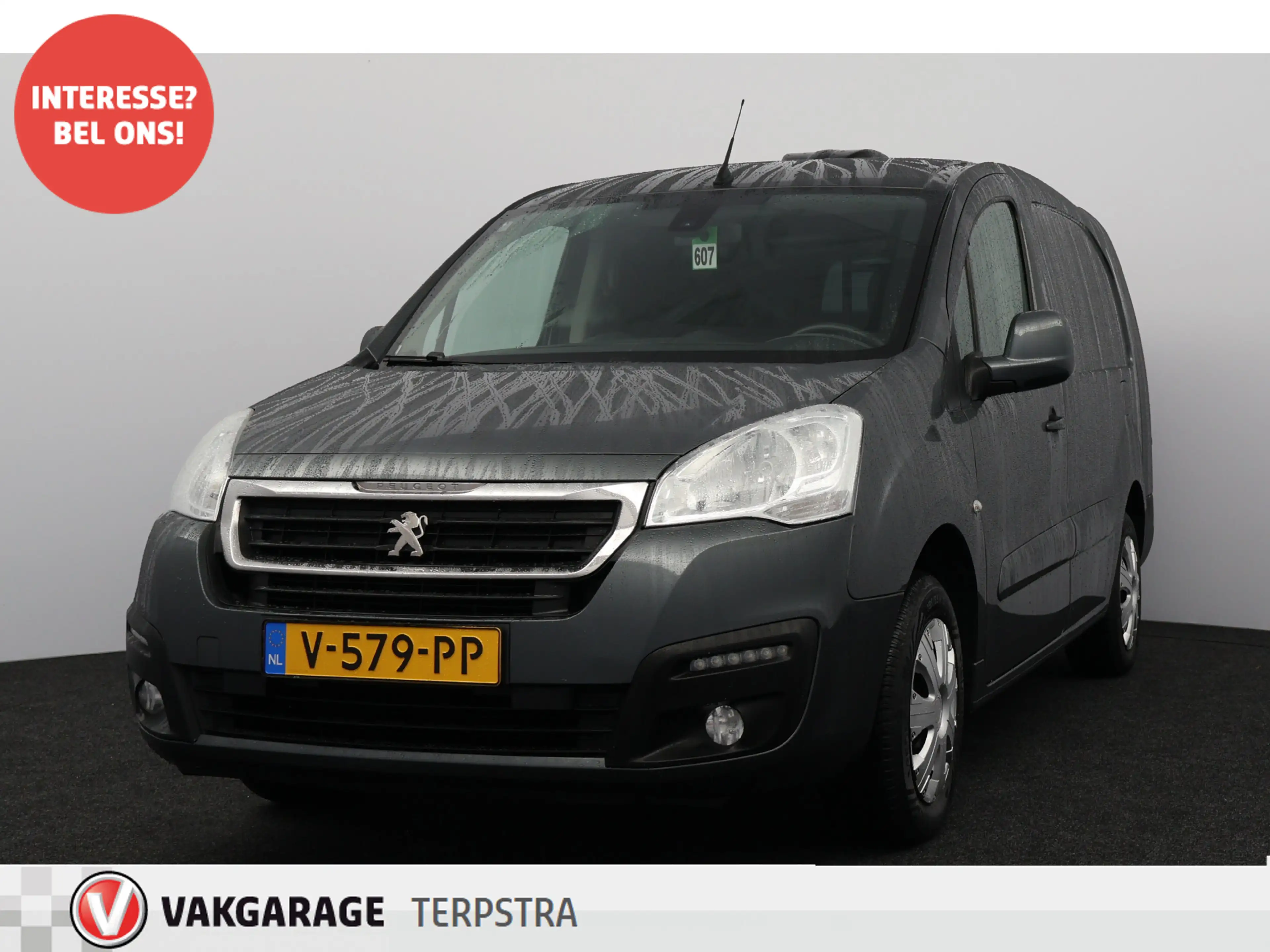 Peugeot Partner 122 1.6 BlueHDi 100 L2 Premium Pack S&S/ Zij-Schui