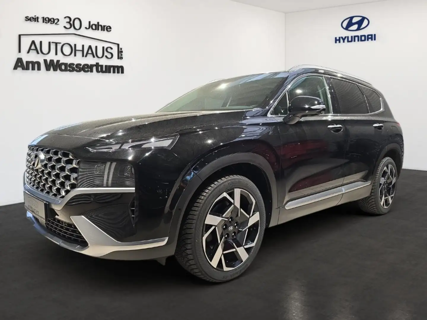 Hyundai SANTA FE 2.2 CRDi 4WD 8-DCT SEVEN Prime Panoramadach Assist Schwarz - 1