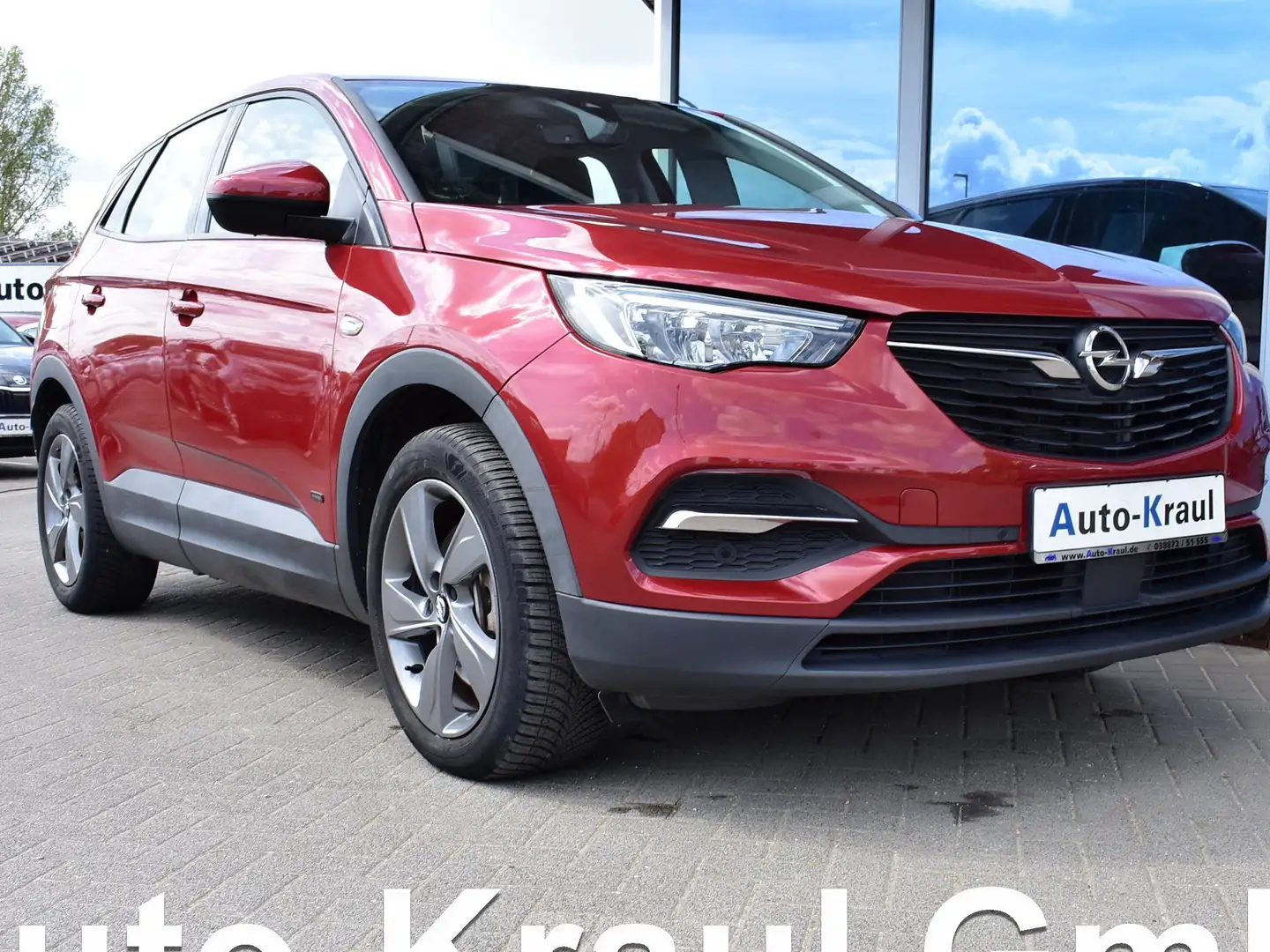 Opel Grandland Plug-in-Hybrid 1.6 DI Autom. LED-Scheinwerfer Navi Rot - 1