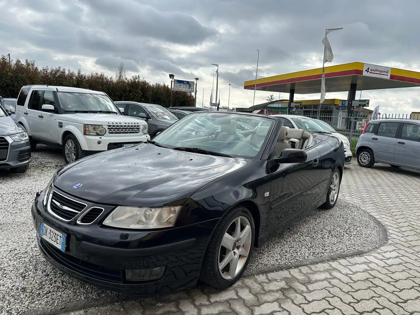 Saab 9-3 9-3 Cabriolet Cabrio 1.8t Vector Schwarz - 1