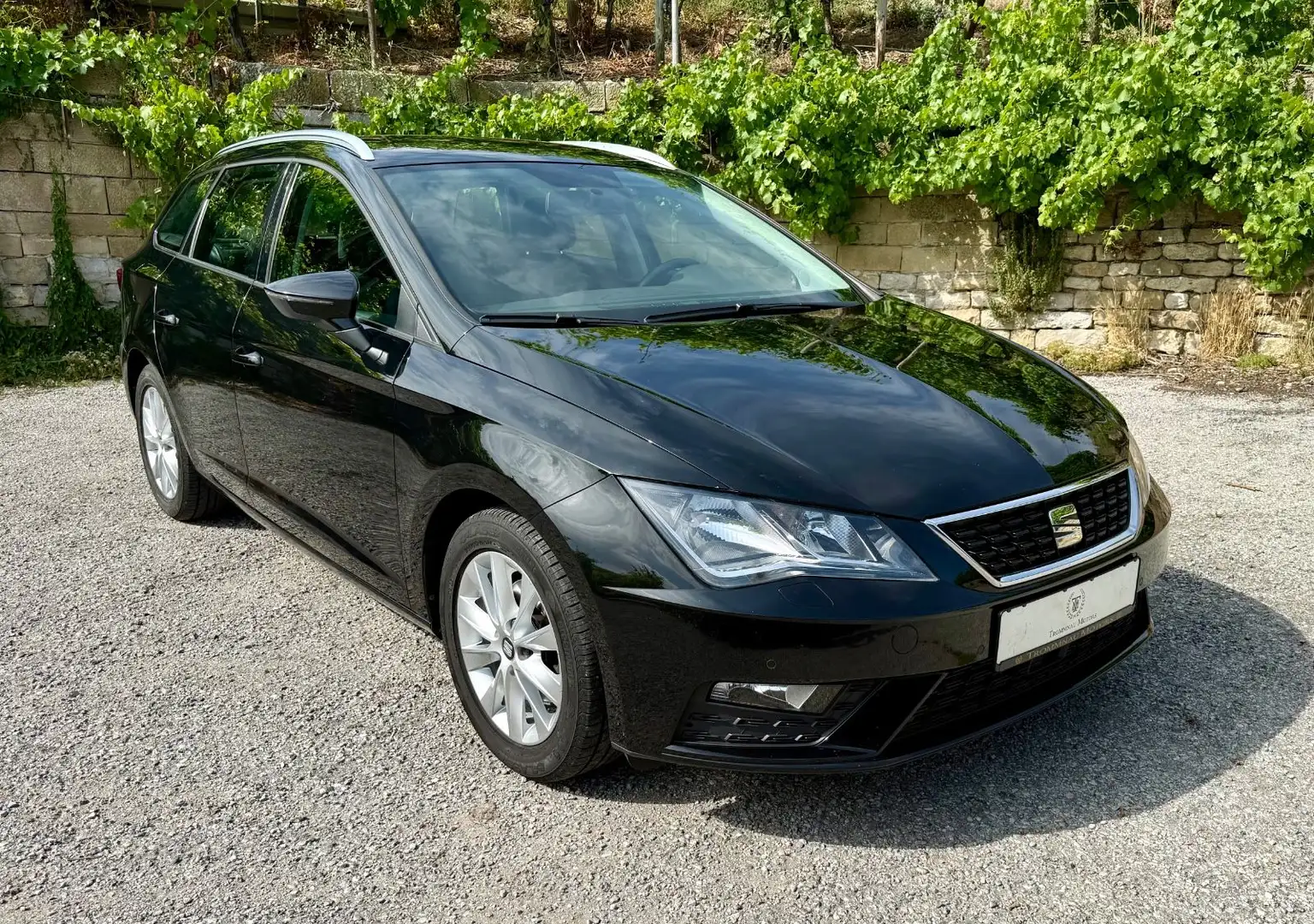 SEAT Leon ST Style, Erdgas/Benzin, TÜV+Service neu ! Schwarz - 1
