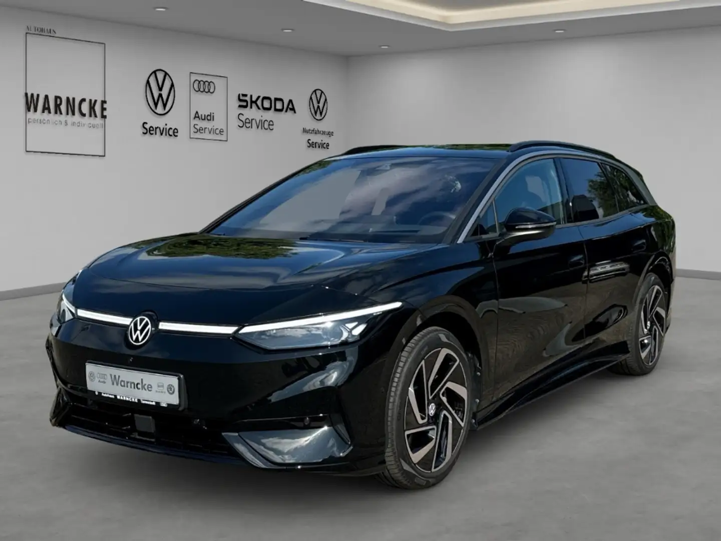 Volkswagen ID.7 Tourer Pro 82 kWh MATRIX ACC DCC AHK HUD LM PDC Ar Schwarz - 1