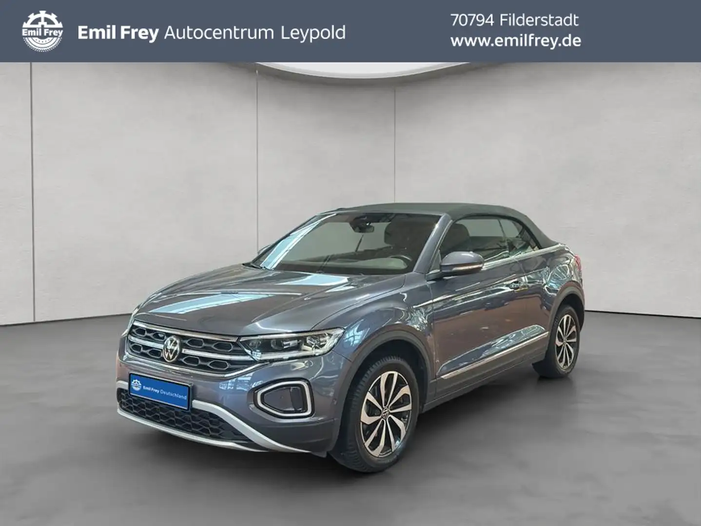 Volkswagen T-Roc Cabriolet 1.5 TSI DSG Navi Grau - 1
