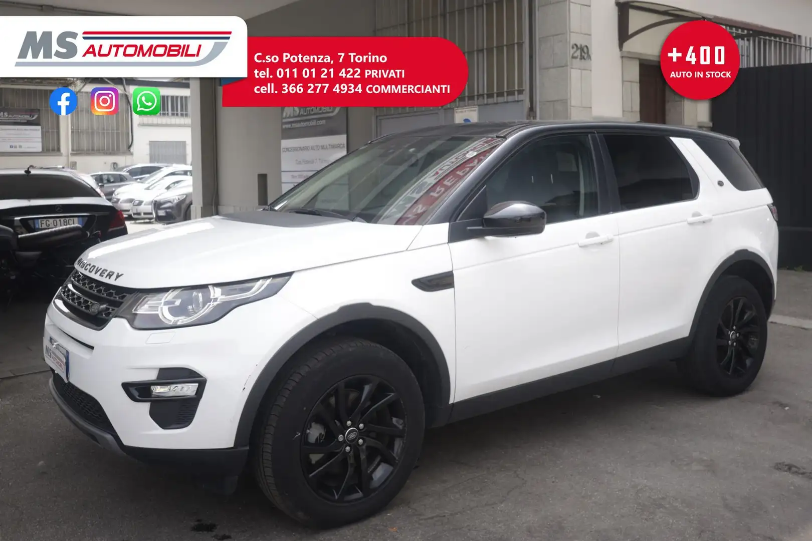 Land Rover Discovery Sport Land Rover Discovery Sport 2.0 TD4 150cv Pure 4WD Unicoproprietario Weiß - 1