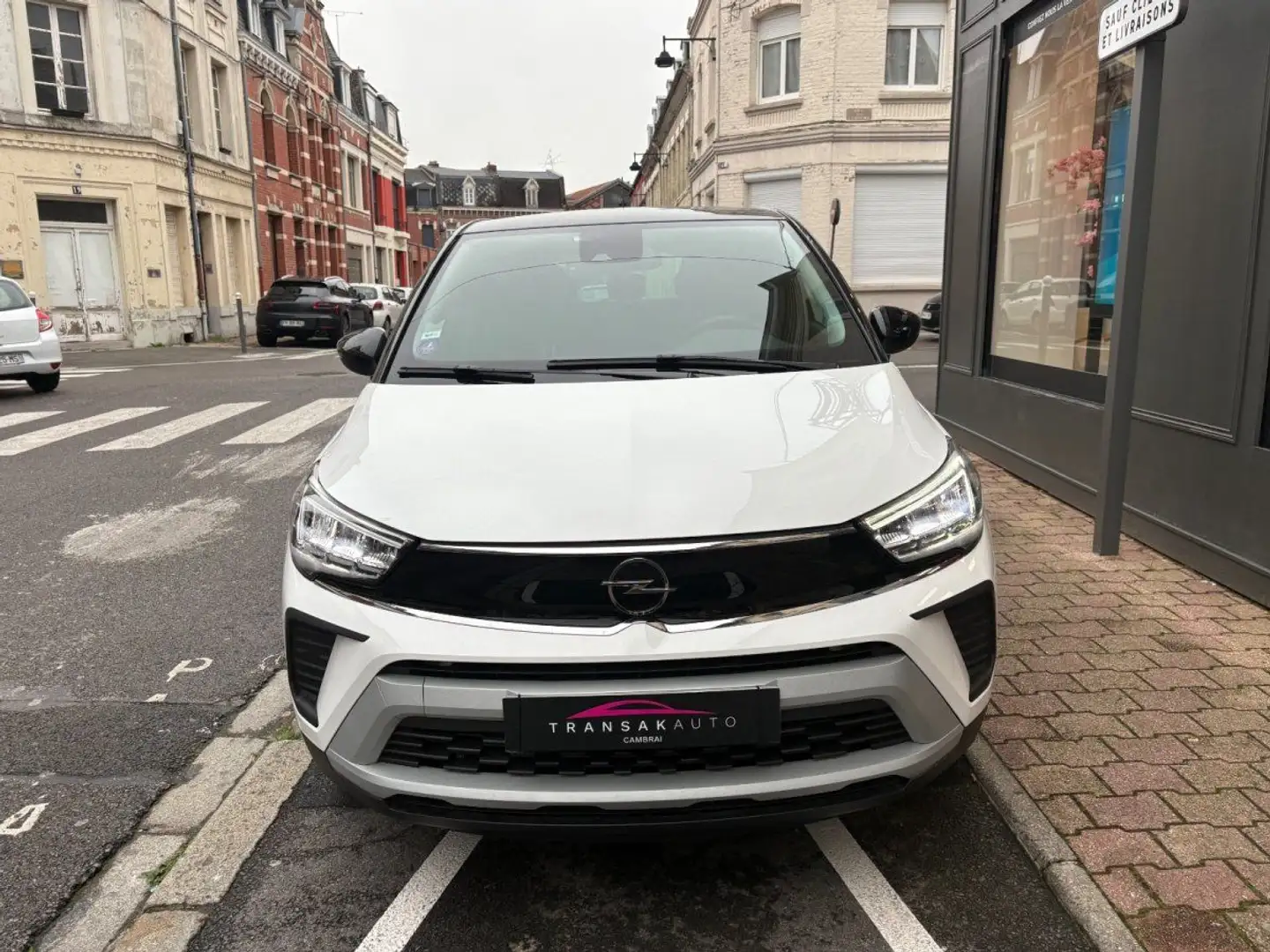 Opel Crossland X 1.2 Turbo 110 ch BVM6 Elegance / CARPLAY / FAIBLE KILOMETRAGE Blanc - 2