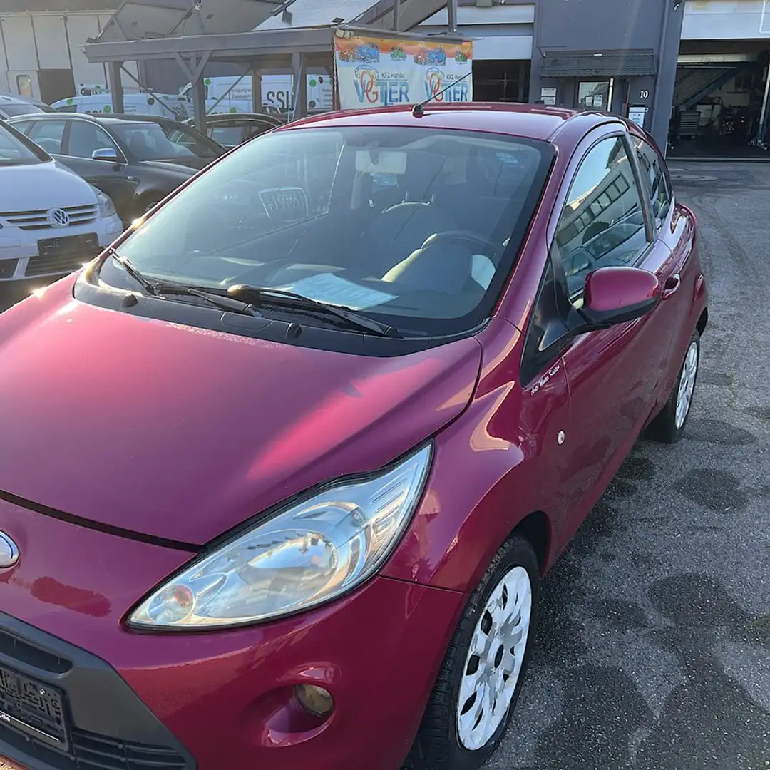 Ford Ka/Ka+ Titanium-aus Schweiz-mit Klimaanlage-Tüv neu Rot - 2