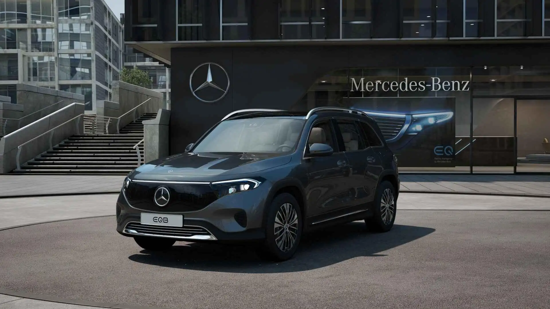 Mercedes-Benz EQB 250 250+ Business Solution Luxury Grijs - 1