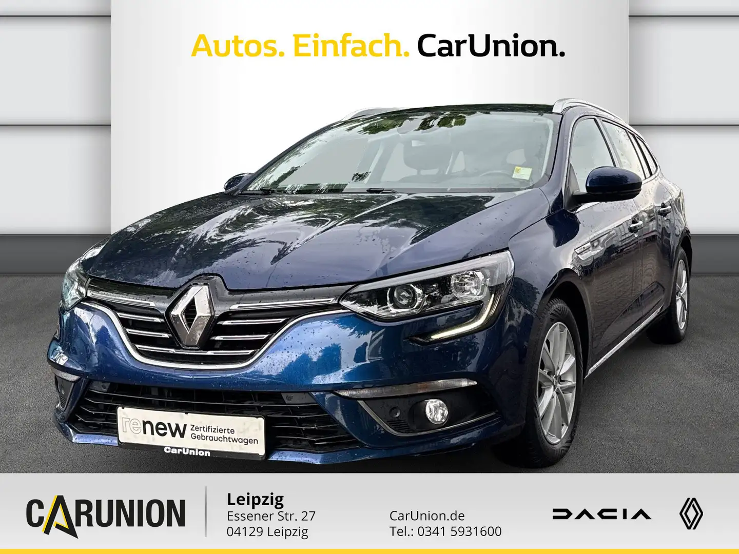 Renault Megane Grandtour Energy dCi 110 Parkassistent Blauw - 1