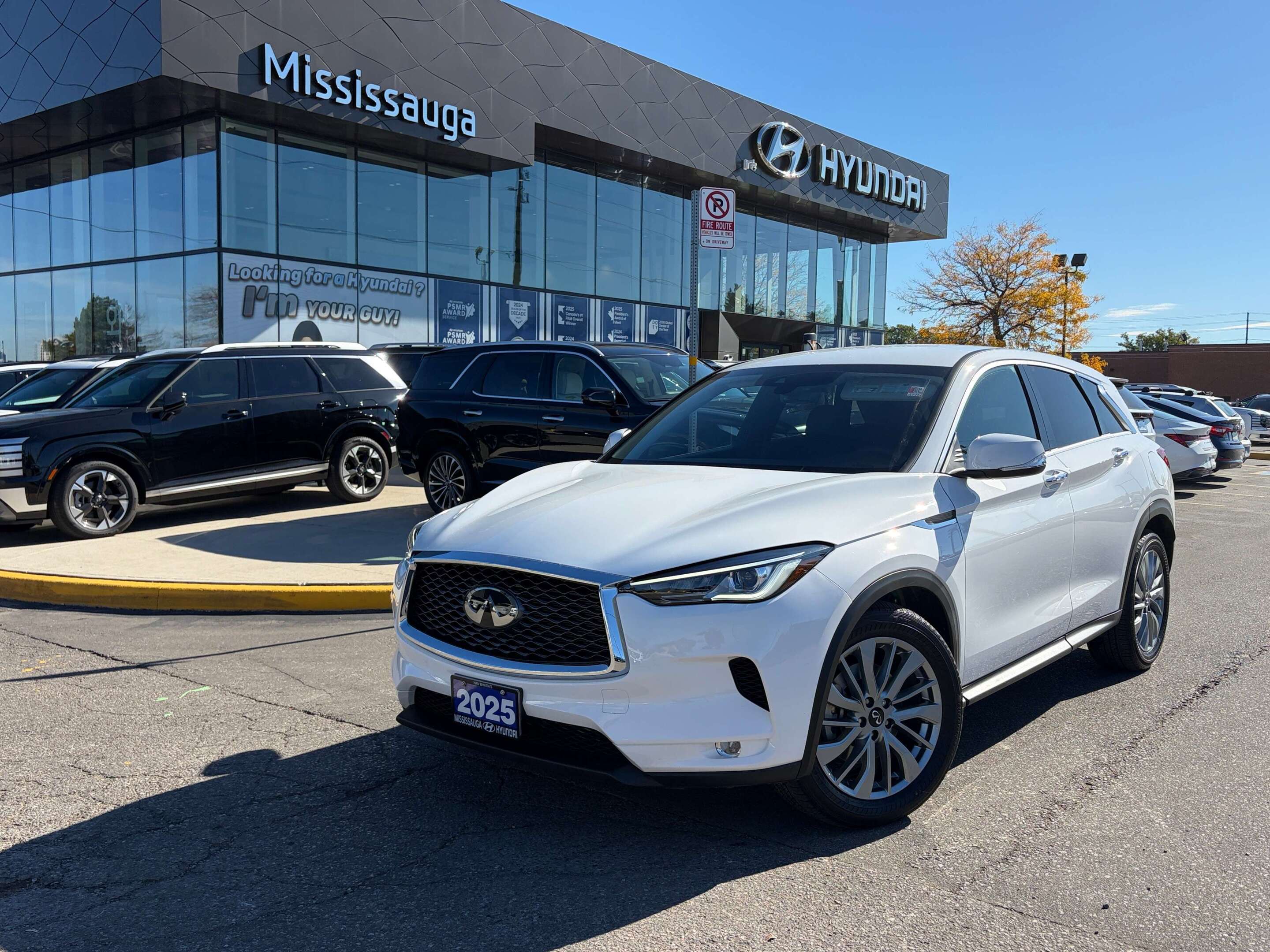 White 2025 INFINITI QX50 SUV / Crossover All-Wheel Drive Automatic