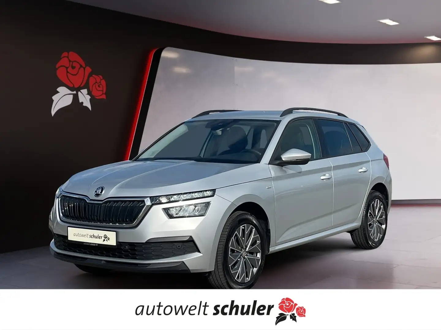 Skoda Kamiq 1,0 TSI DSG Tour AHK Navi Kamera Zilver - 1