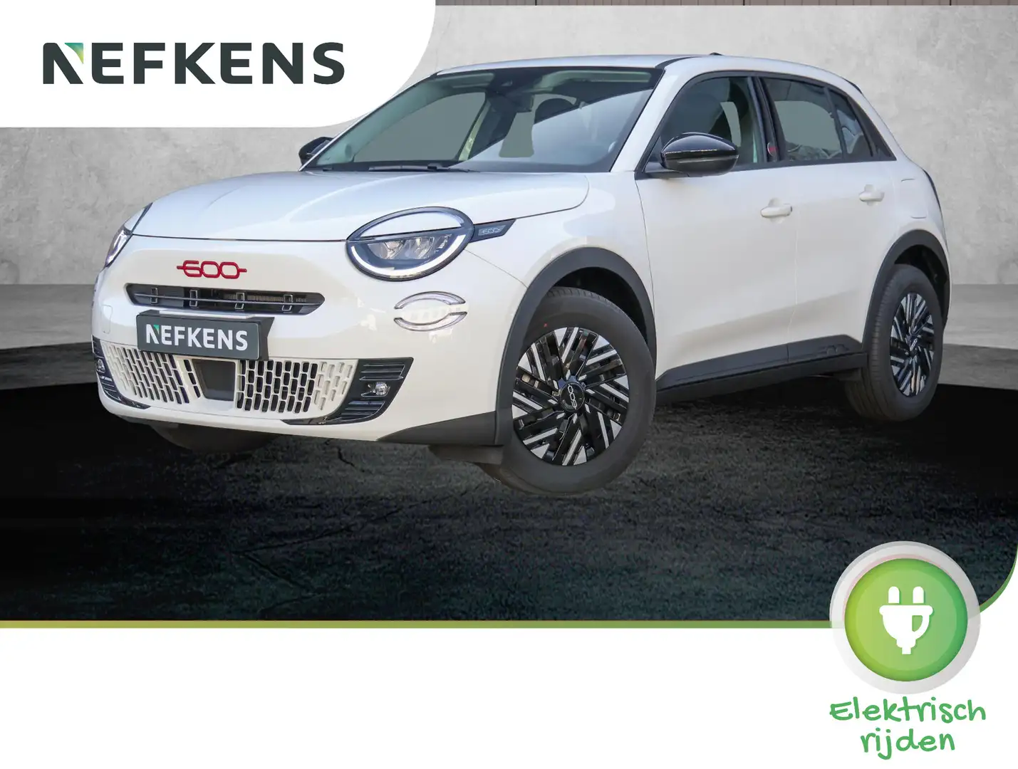 Fiat 600e 54 kWh RED | GRATIS WALLBOX | LEVERTIJD BINNEN 1 W Biały - 1