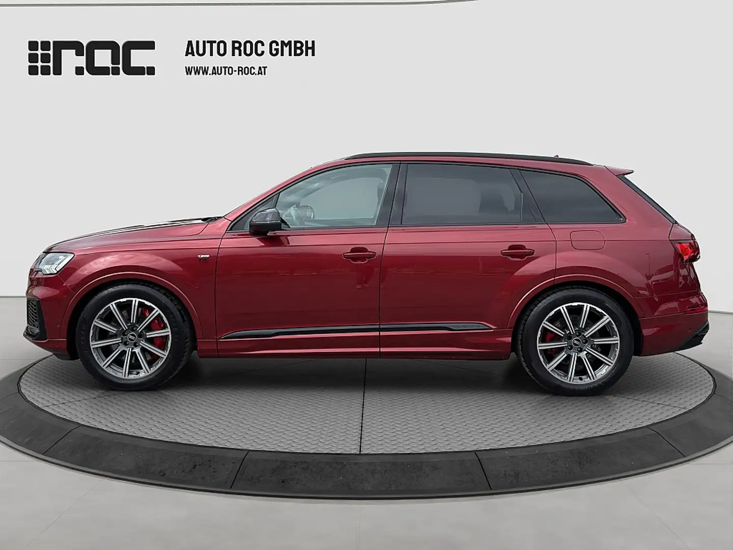 Audi Q7 60 TFSI e PHEV quattro S-line 456 PS Systemleis... Kırmızı - 2