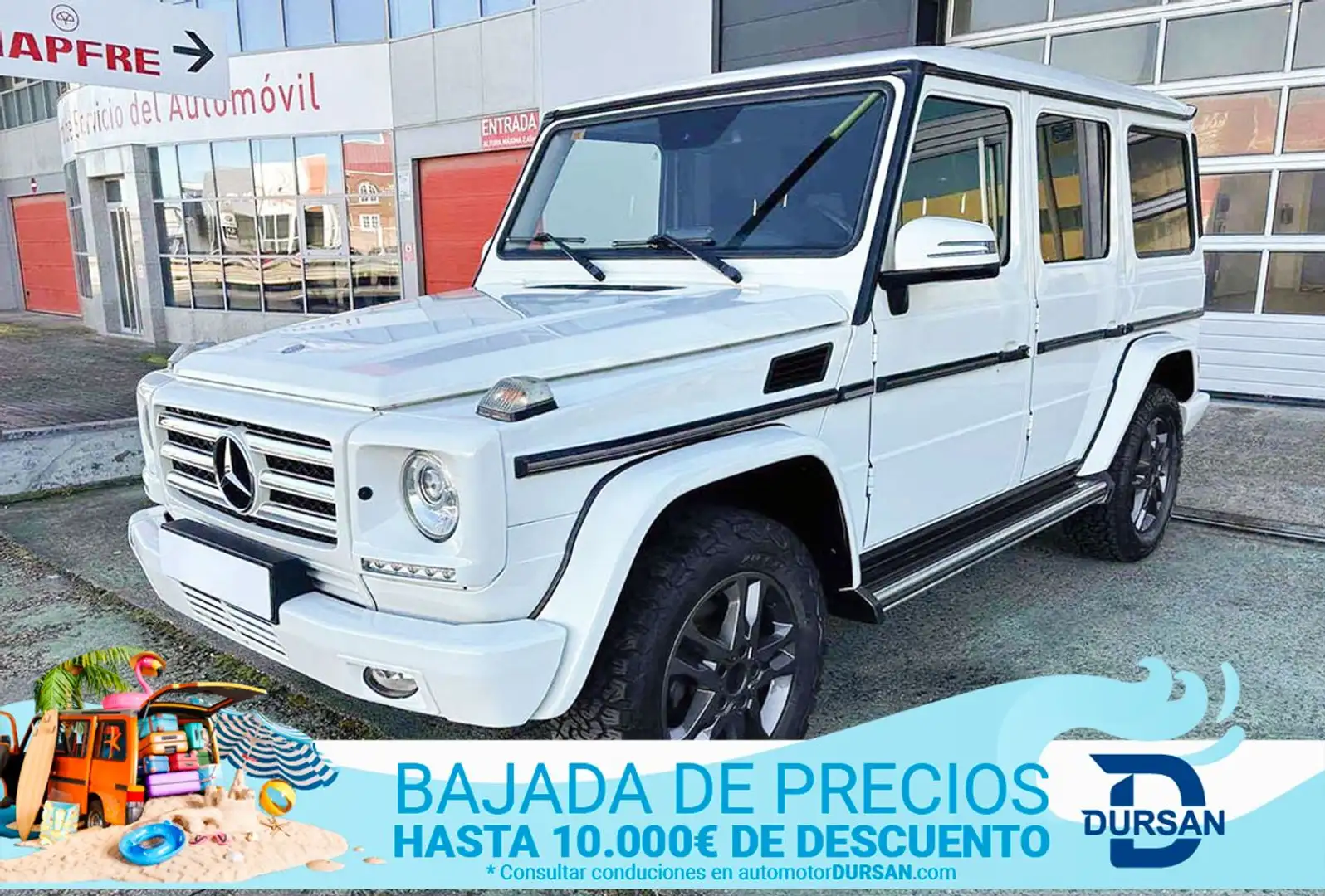 Mercedes-Benz G 350 350BlueTec Largo Aut. Blanc - 1