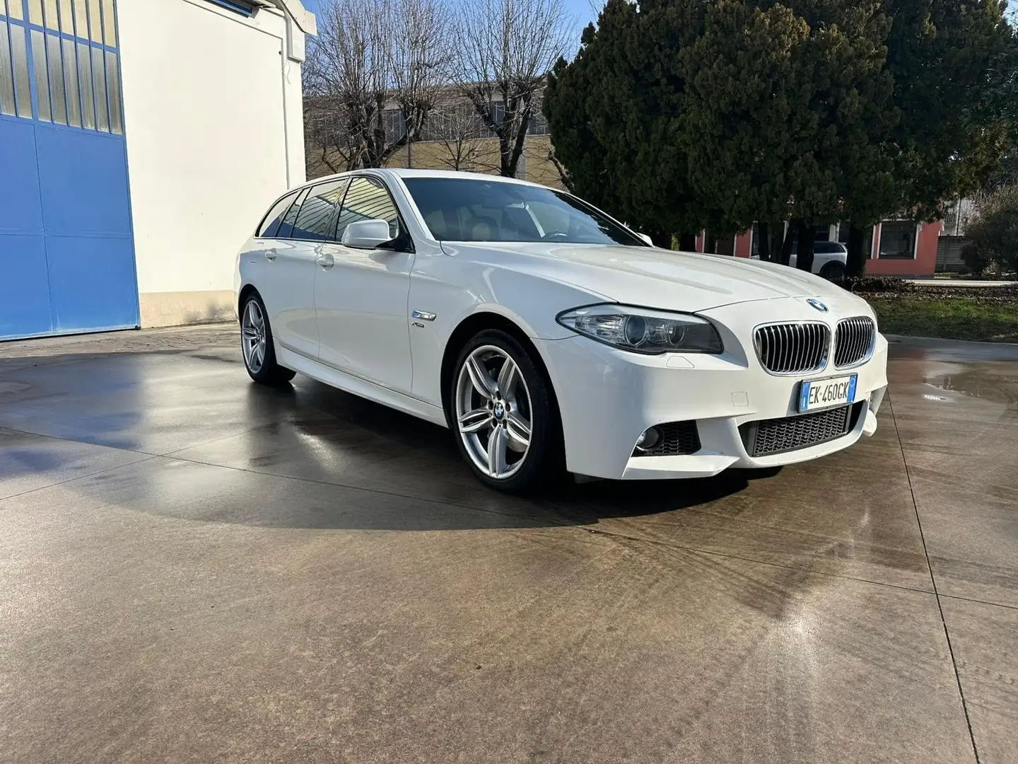 BMW 535 Serie 5 F11 535d Touring xdrive Msport Blanc - 2