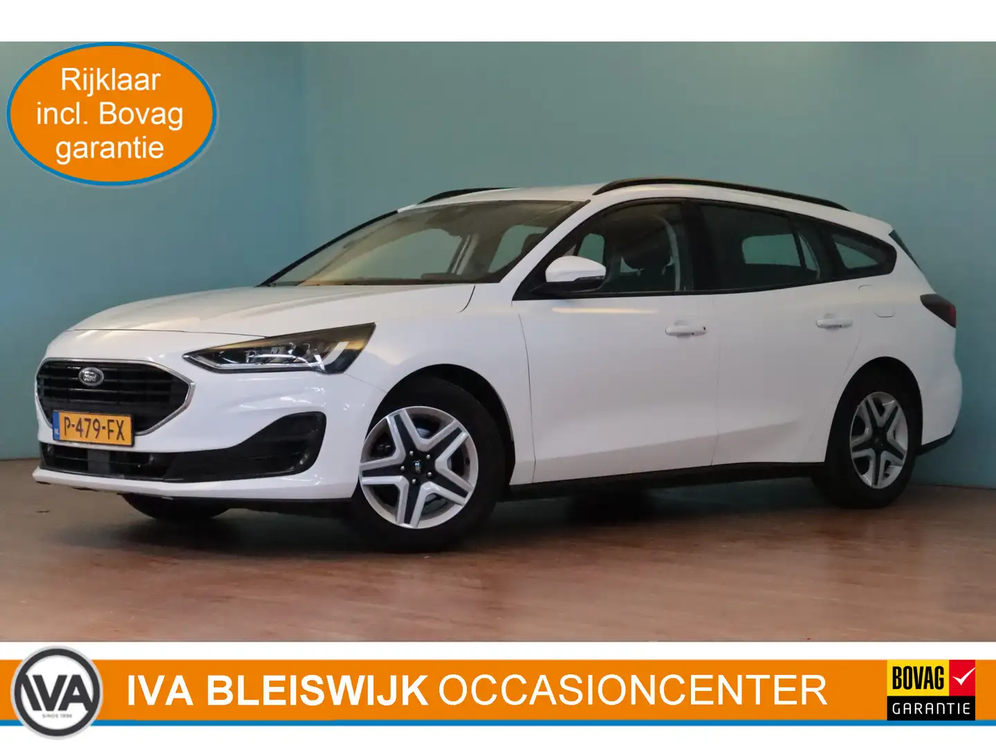 Ford Focus Wagon 1.0 EcoBoost Hybrid Connected | NAVI | PDC V Blanc - 1
