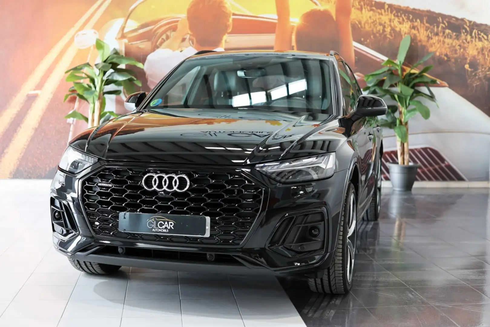 Audi Q5 Sportback 45 TFSI quattro-ultra Black line S troni Noir - 1