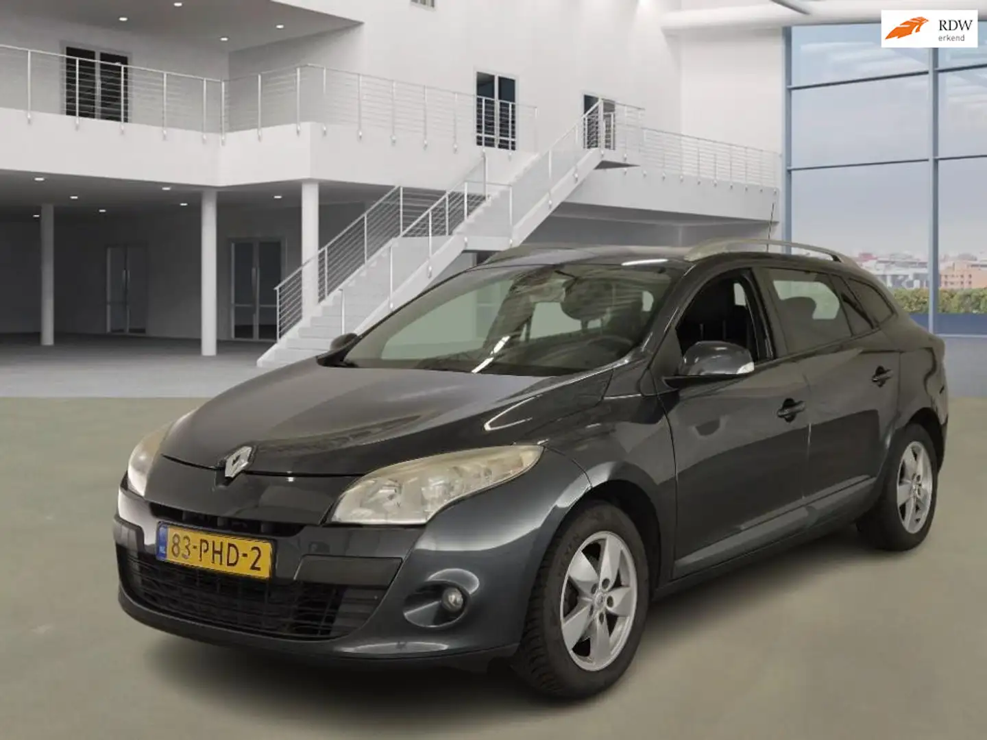 Renault Megane Estate 1.6 Expression NAVI CRUISE TREKHAAK 2 X SLE Grijs - 1