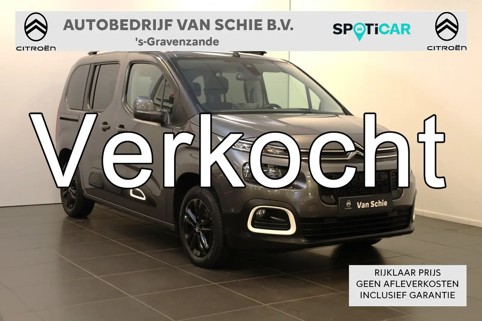 Citroen Berlingo PT Shine 130 Automaat-8 Carplay | Camera | Navi Grijs - 1