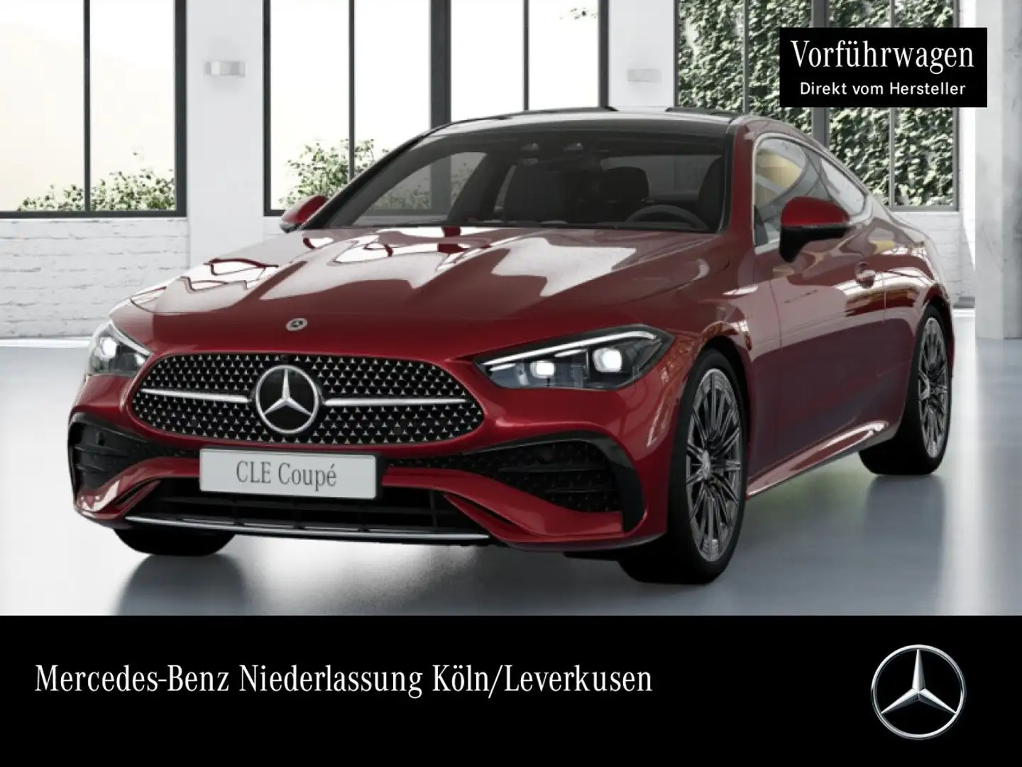 Mercedes-Benz CLE 450 4M AMG+PANO+360+BURMESTER+KEYLESS+9G Roşu - 1