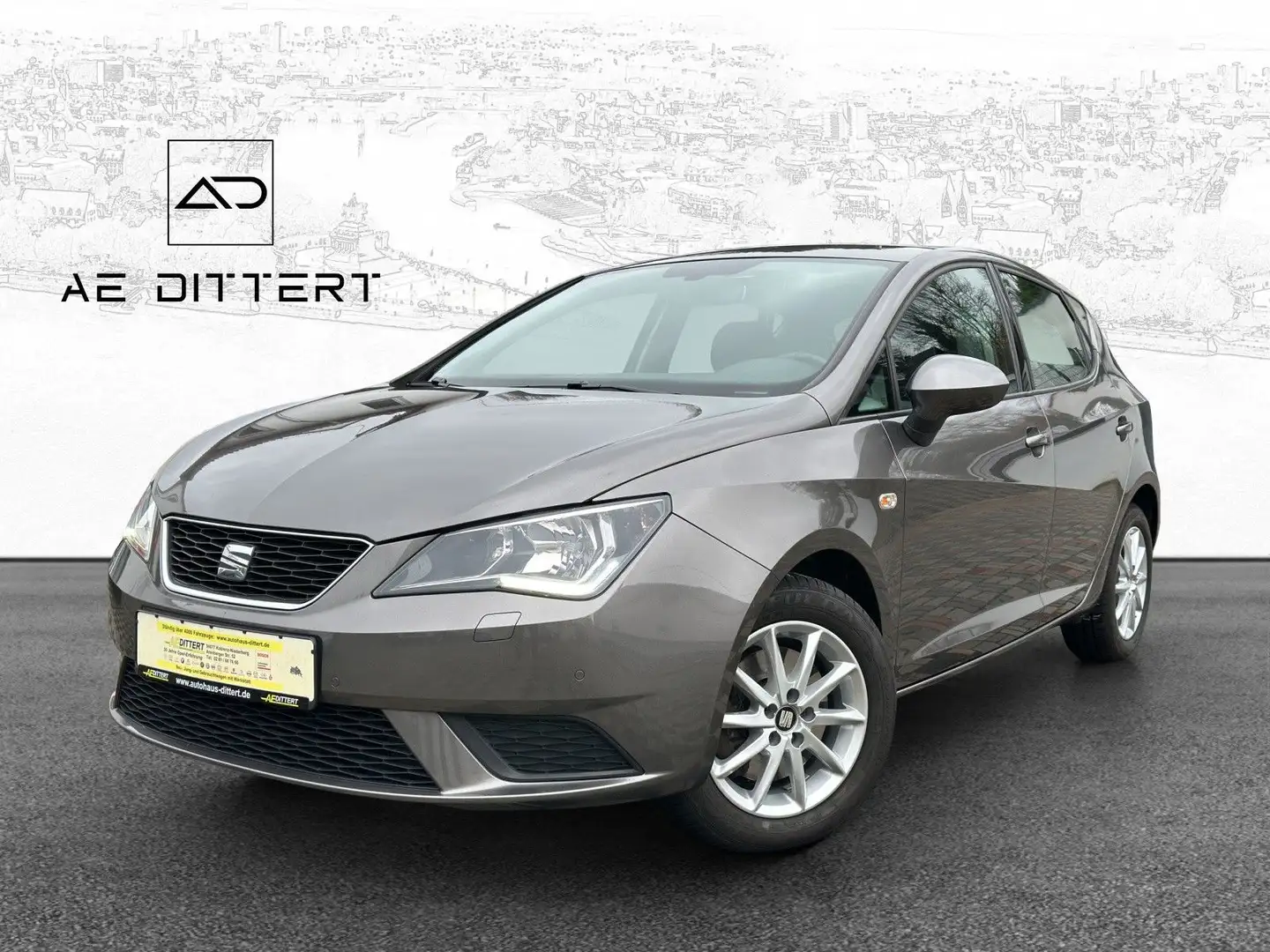SEAT Ibiza Style+Shz+Navi+PDC V/H+ Grau - 1