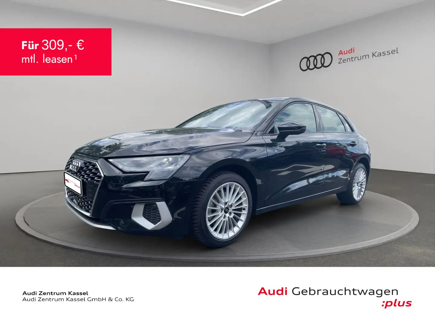 Audi A3 30 TDI LED PDC CarPlay Schwarz - 1