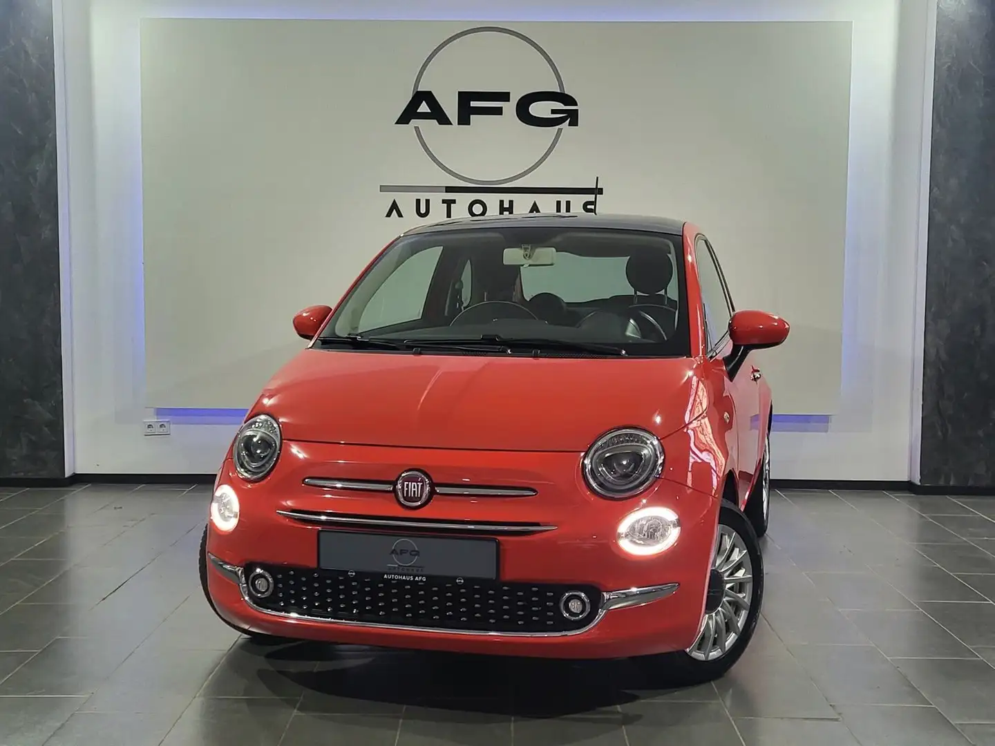 Fiat 500 *PDC*PANO*CORAL*KLIMA Red - 1