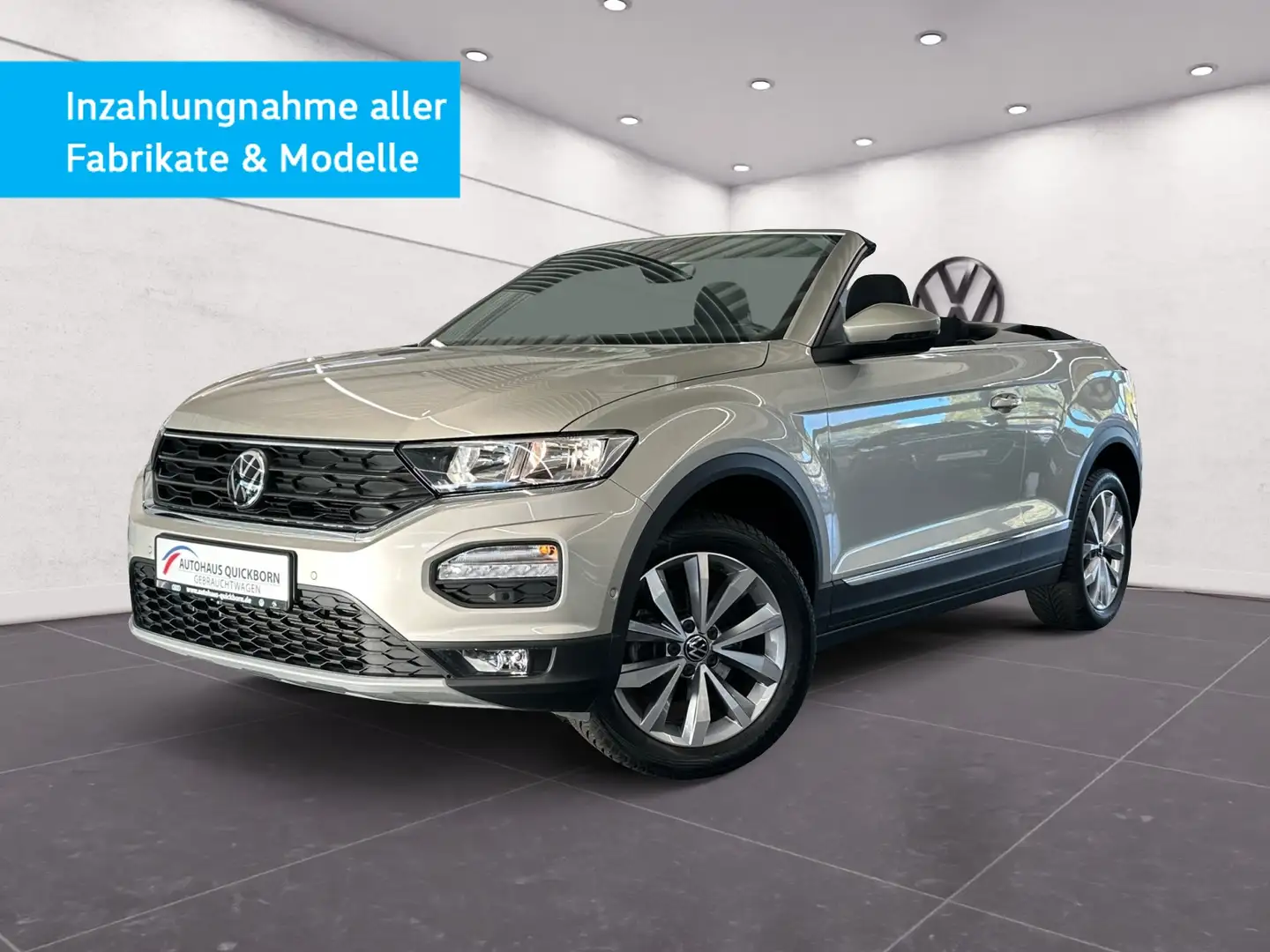 Volkswagen T-Roc Cabriolet Style 1.5 TSI DSG KAMERA GJR AMBIENTE Silber - 2