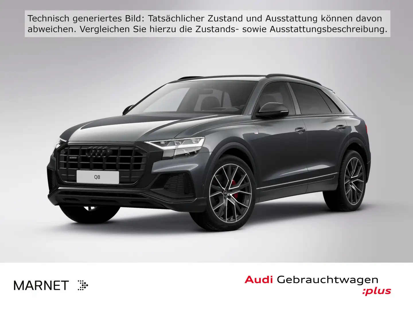 Audi Q8 SUV 50 TDI quattro*HeadUp*virtual cockpit*Sta Grau - 1