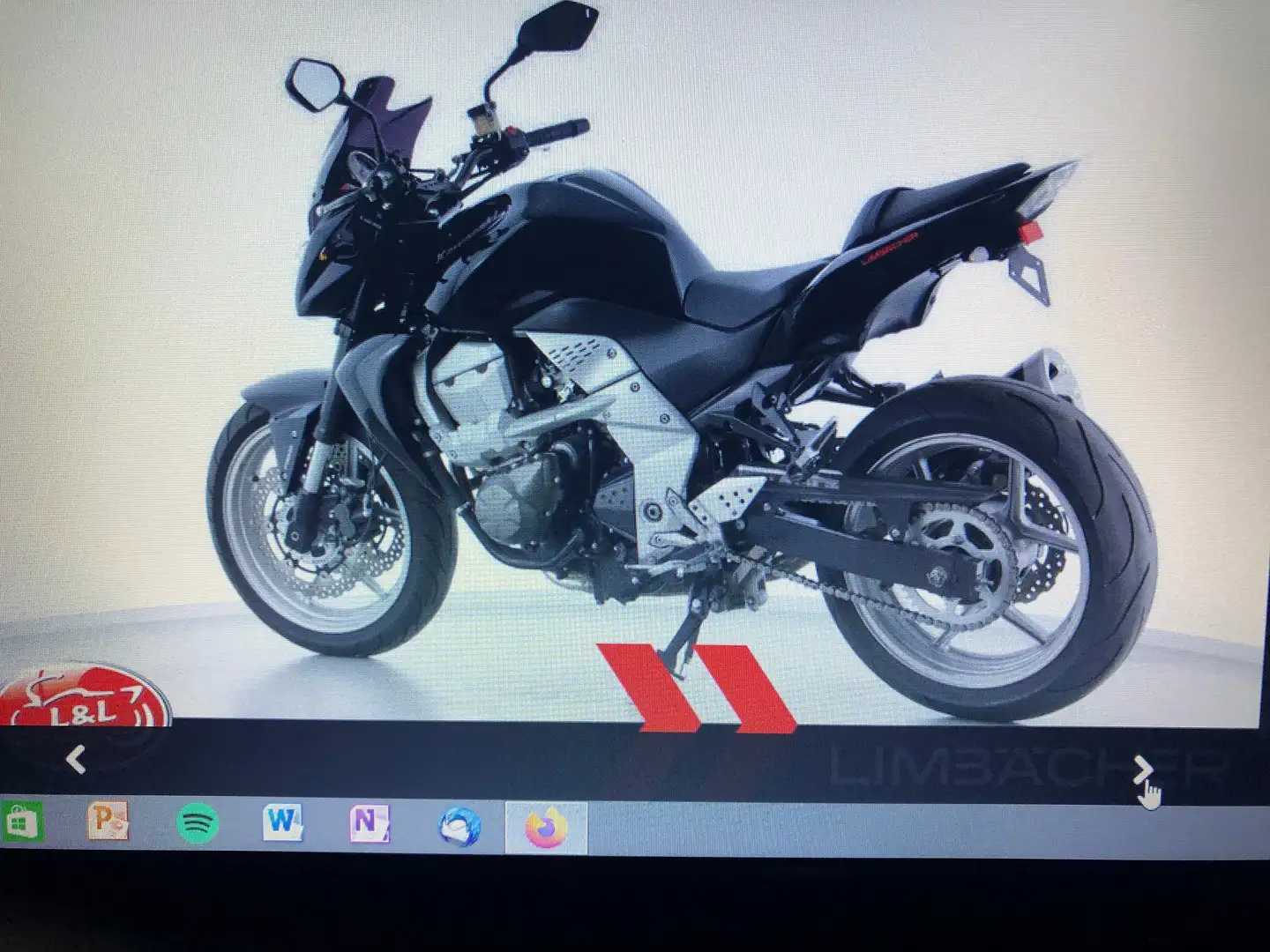 Kawasaki Z 750 Negro - 2