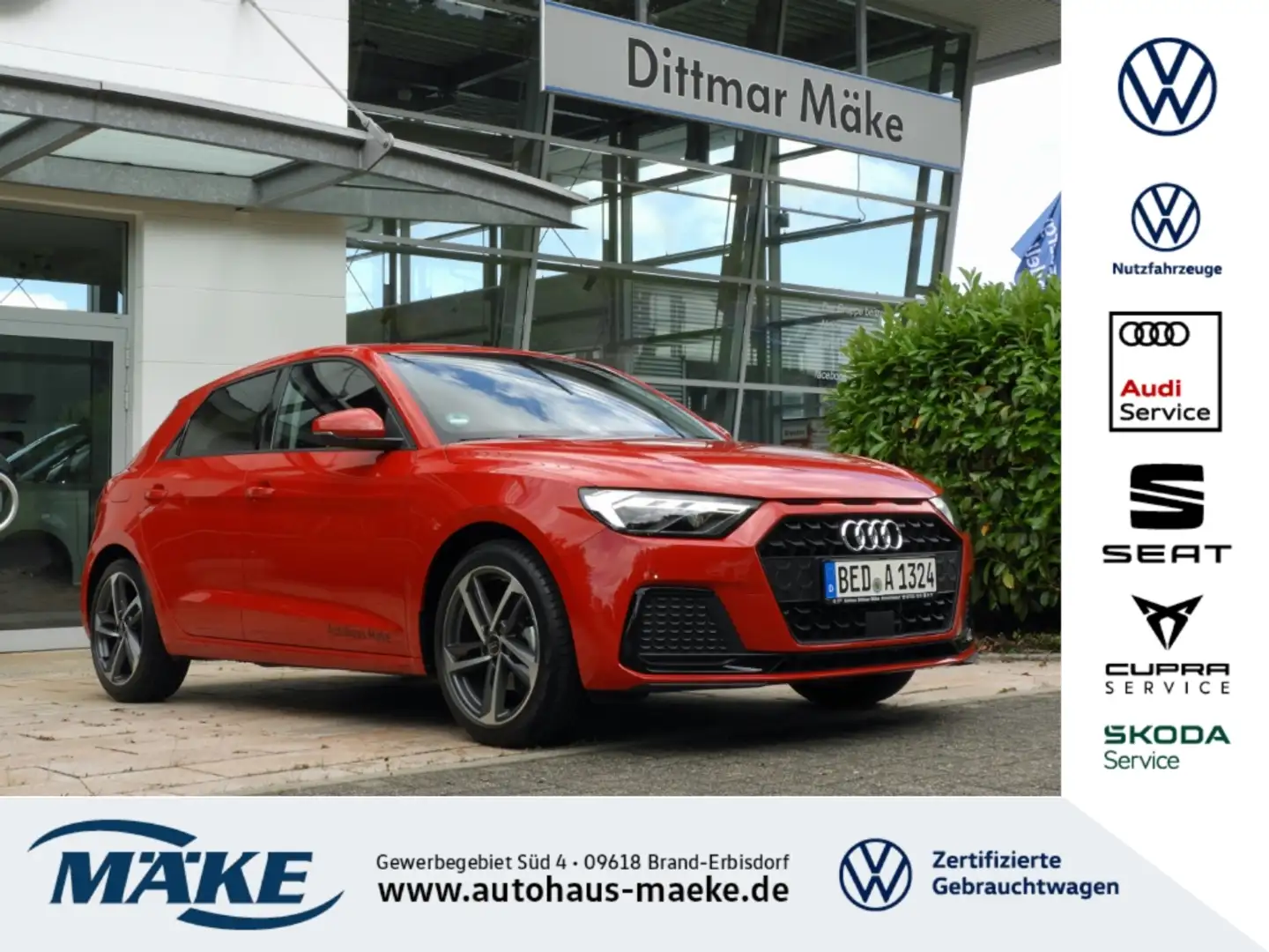 Audi A1 Sportback Advanced 35 TFSI s-tronic ACC LED VC Rot - 1