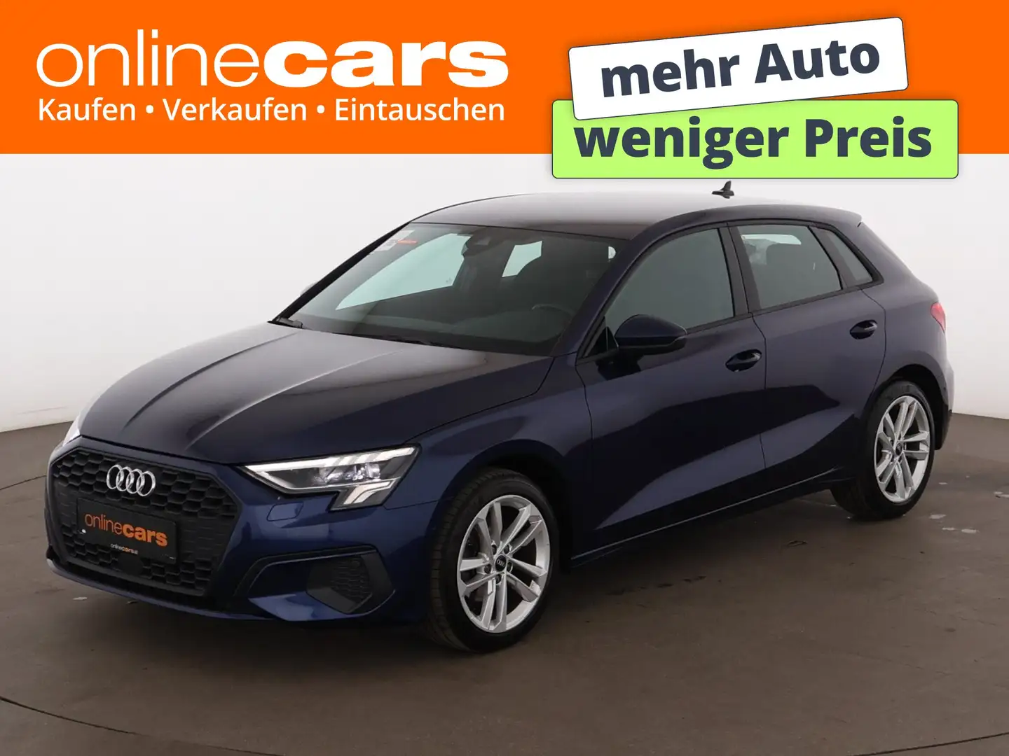 Audi A3 SB 35 TDI S-Line Aut LED RADAR NAVI SITZHZG Blau - 1
