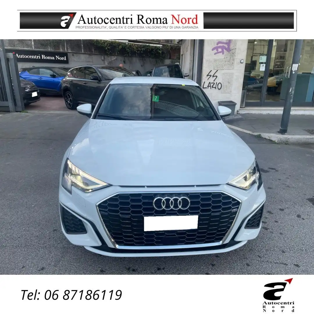 Audi A3 A3 Sportback 35 2.0 tdi S line Edition s-tronic Bianco - 2