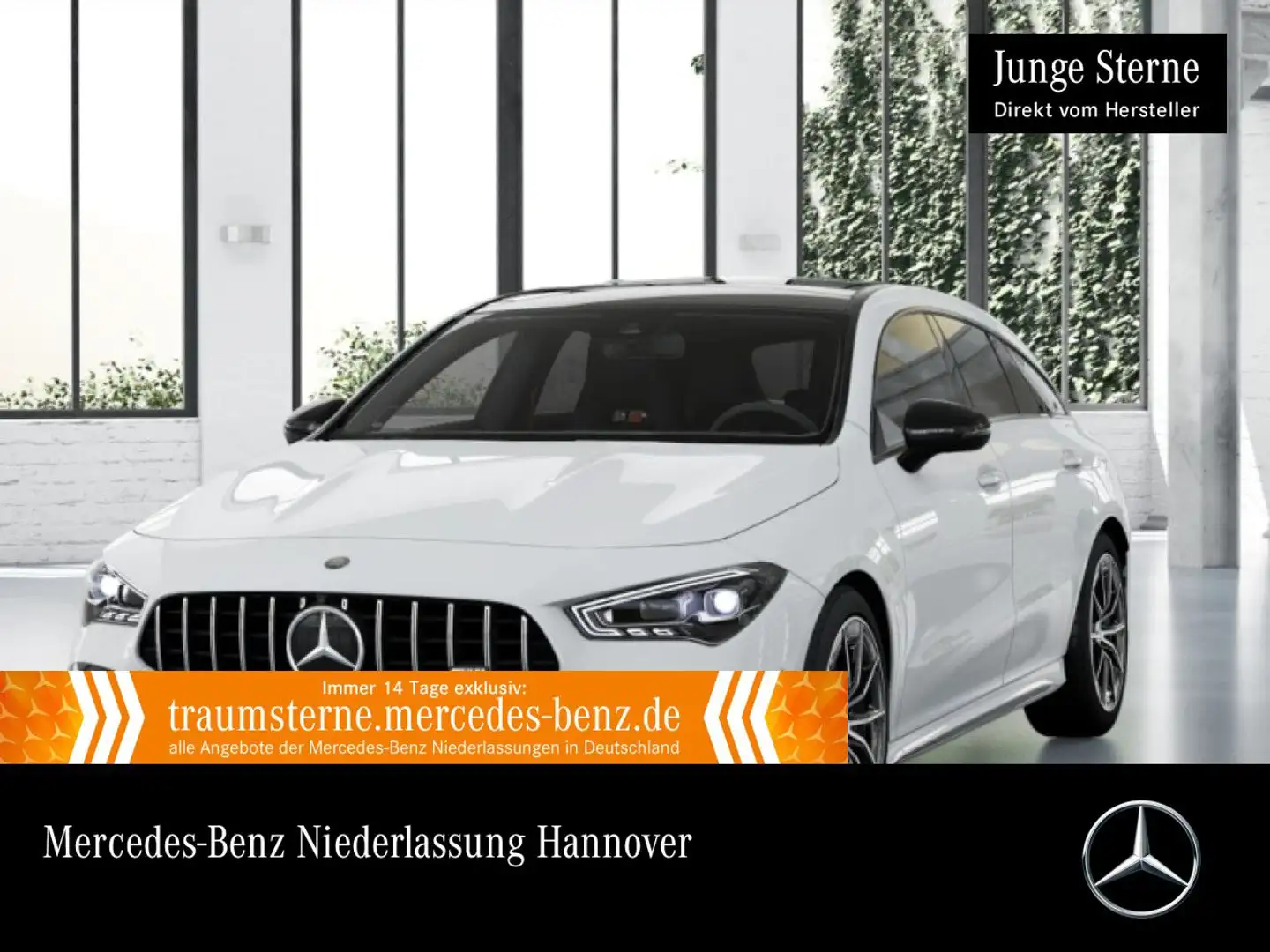 Mercedes-Benz CLA 35 AMG CLA 35 4M AMG+PANO+360°+MULTIBEAM+BURMESTER+HUD Weiß - 1