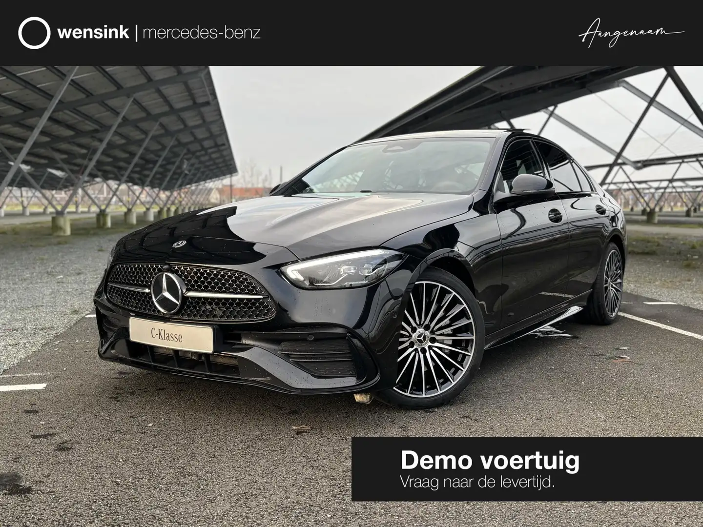 Mercedes-Benz C 180 Star Edition AMG Line | Night | Panoramadak | Burm Zwart - 1