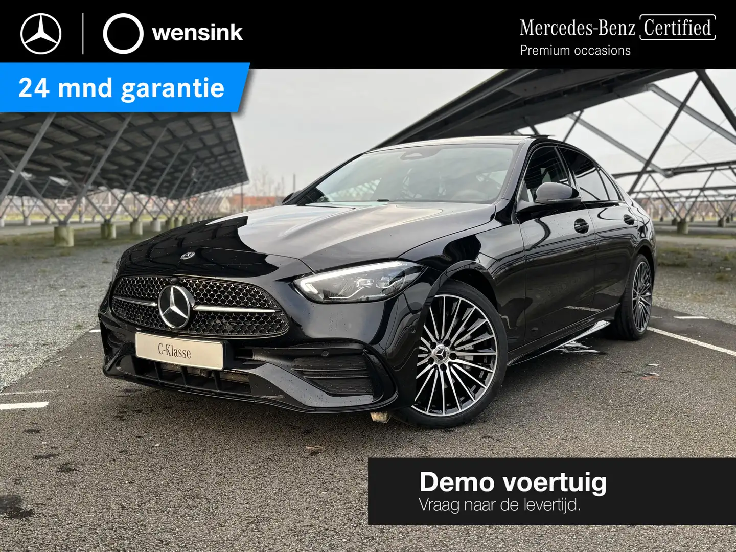 Mercedes-Benz C 180 Star Edition AMG Line | Night | Panoramadak | Burm Nero - 1