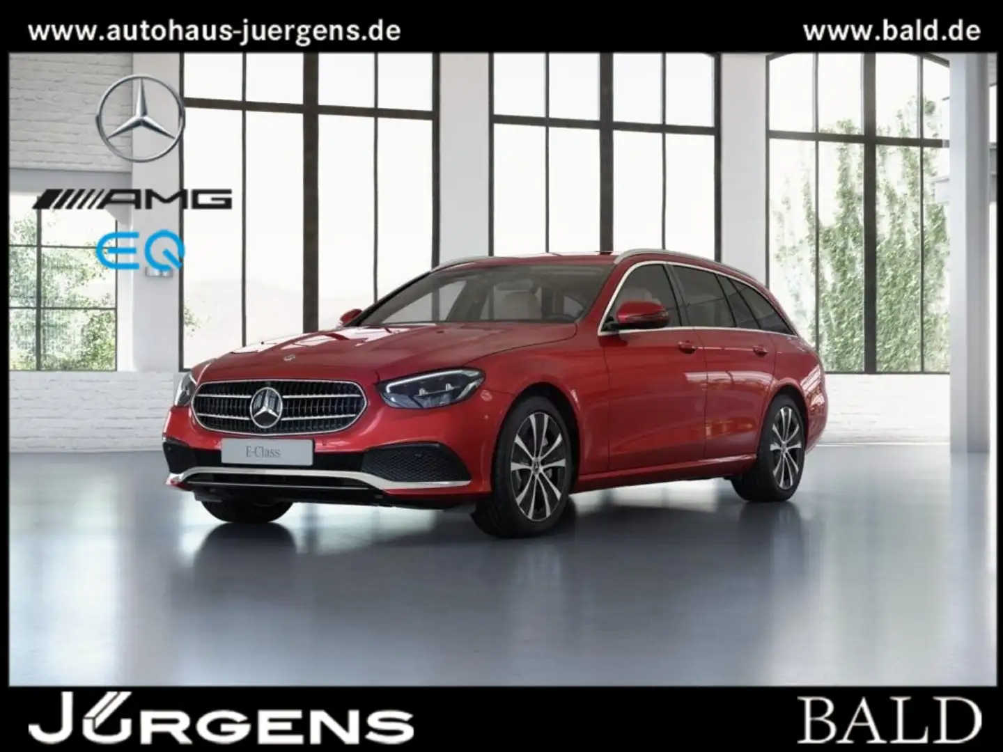 Mercedes-Benz E 300 de 4M T Avantgarde/LED/360/AHK/Distr/Memo Rot - 1