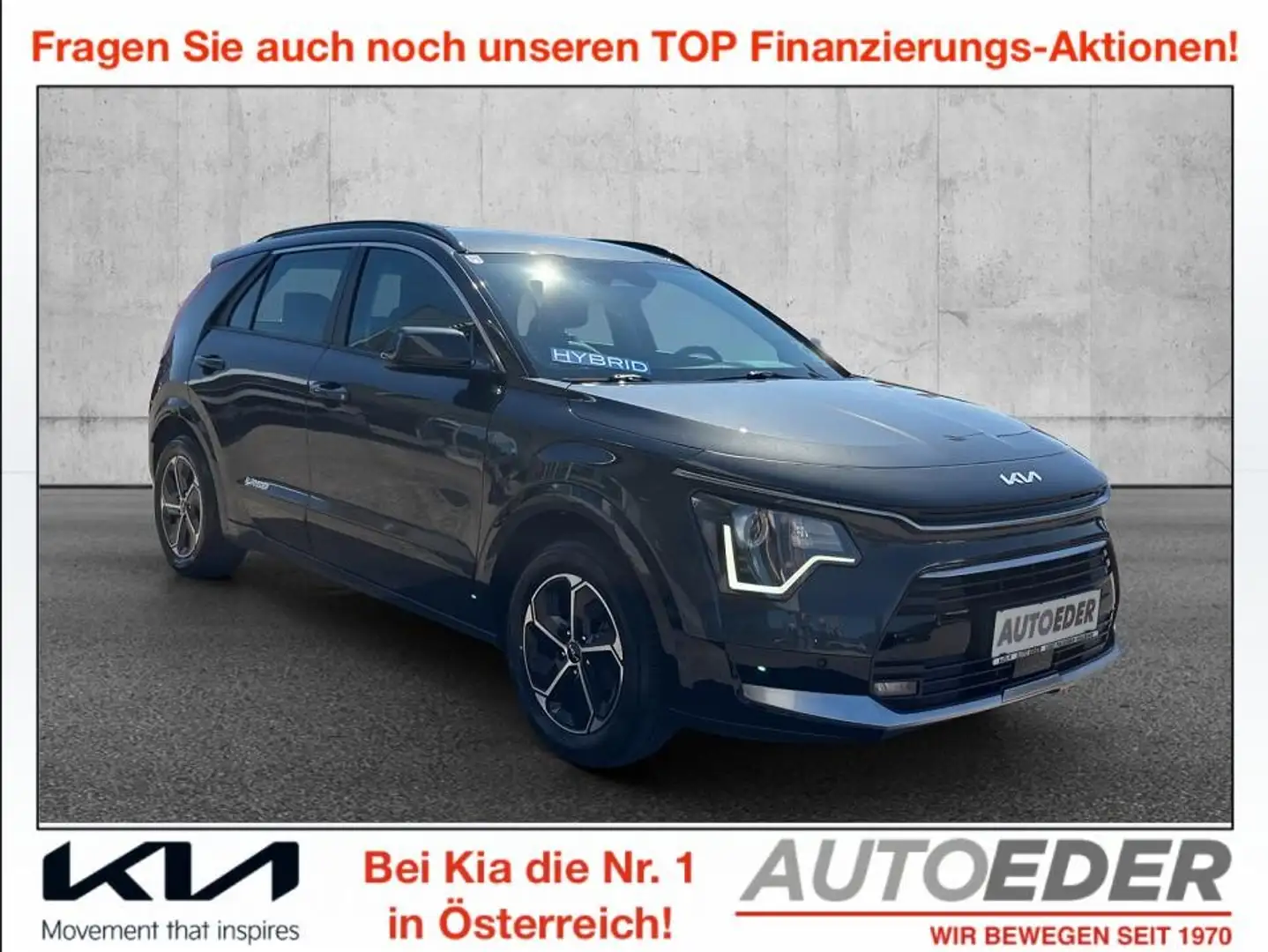 Kia Niro 1,6 GDI HEV Silber DCT Aut. Grau - 1