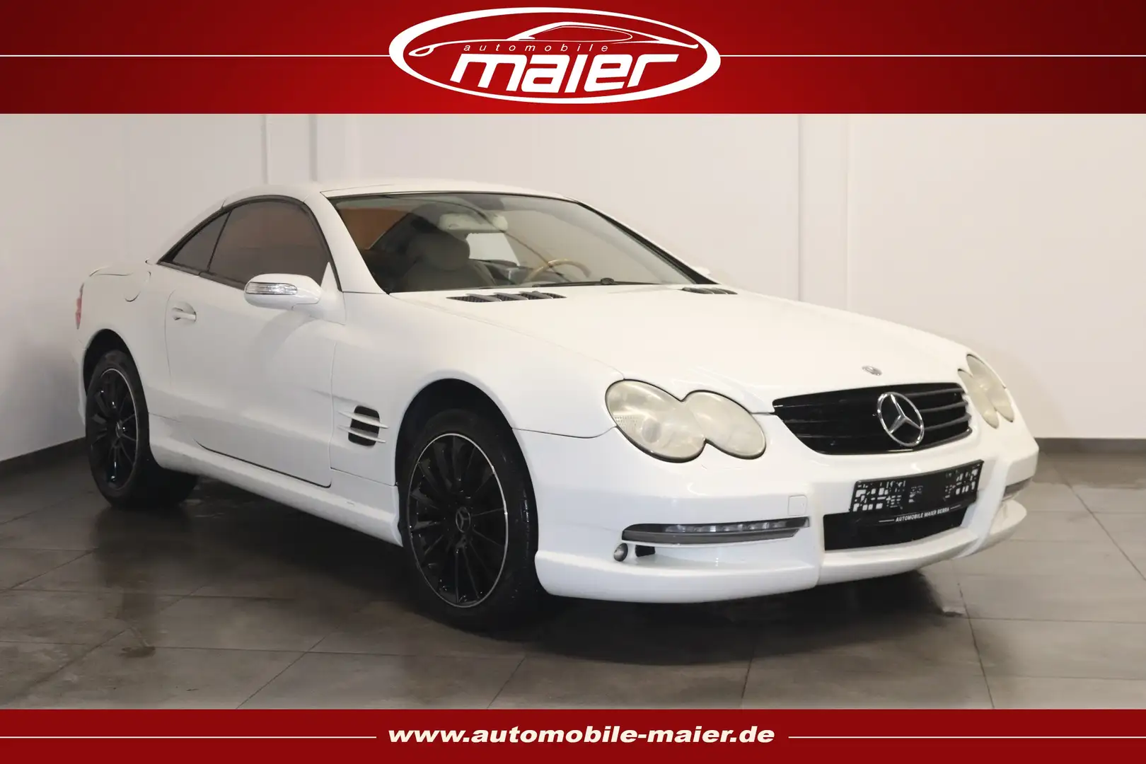Mercedes-Benz SL 500 Roadster Flügeltüren-Luft-Xenon-BOSE-SHZ- Blanc - 1