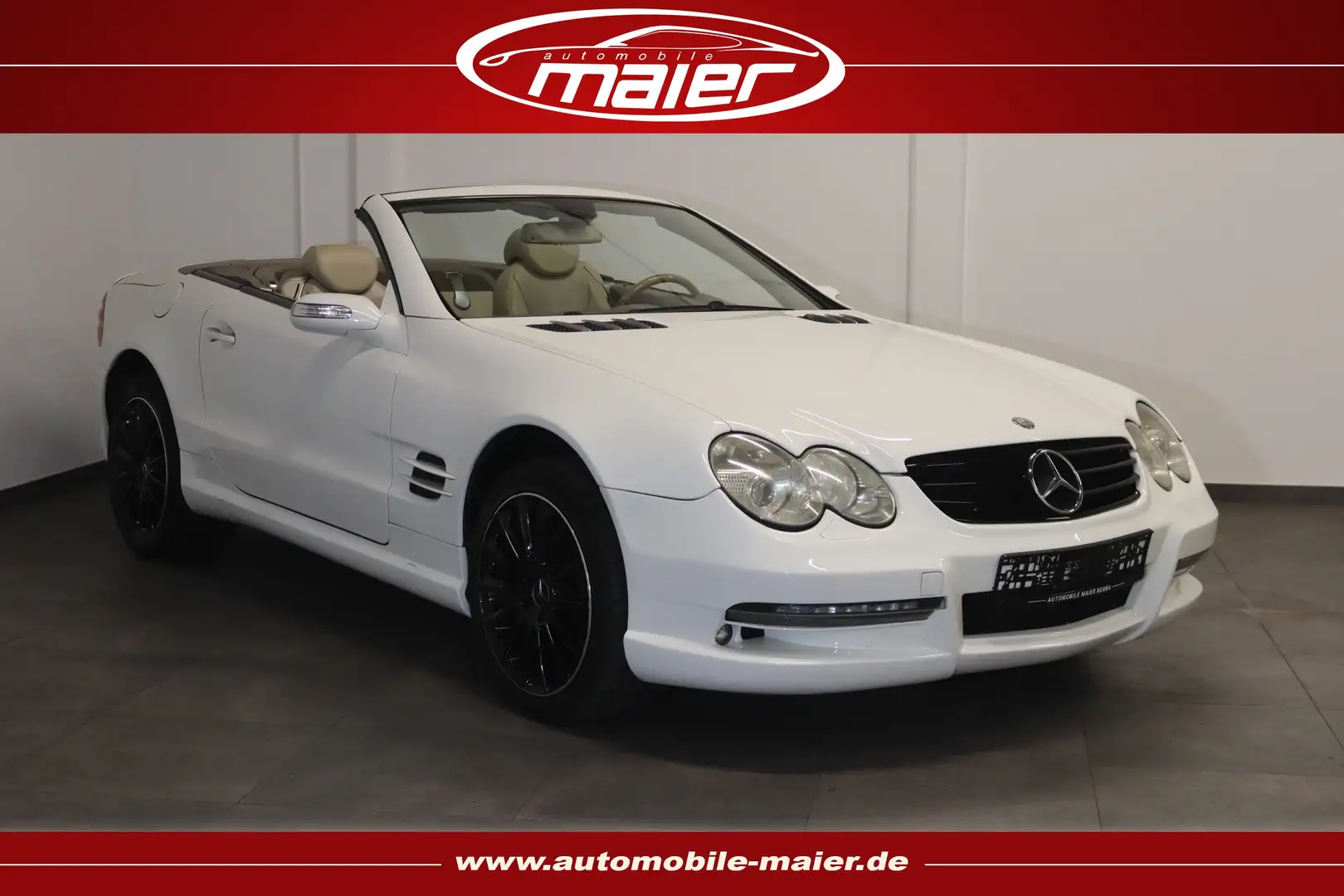 Mercedes-Benz SL 500 Roadster Flügeltüren-Luft-Xenon-BOSE-SHZ- Weiß - 2