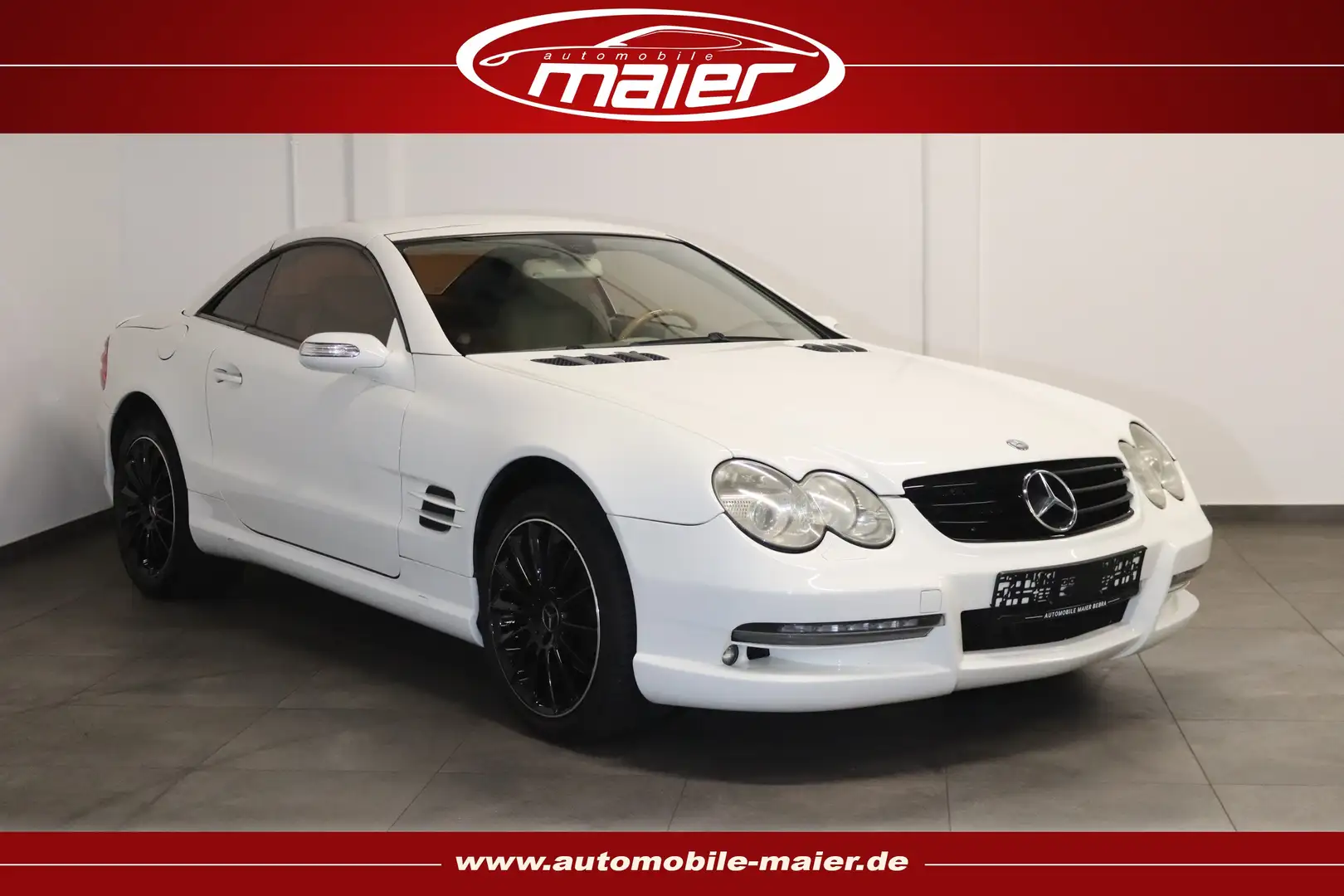 Mercedes-Benz SL 500 Roadster Flügeltüren-Luft-Xenon-BOSE-SHZ- Weiß - 1